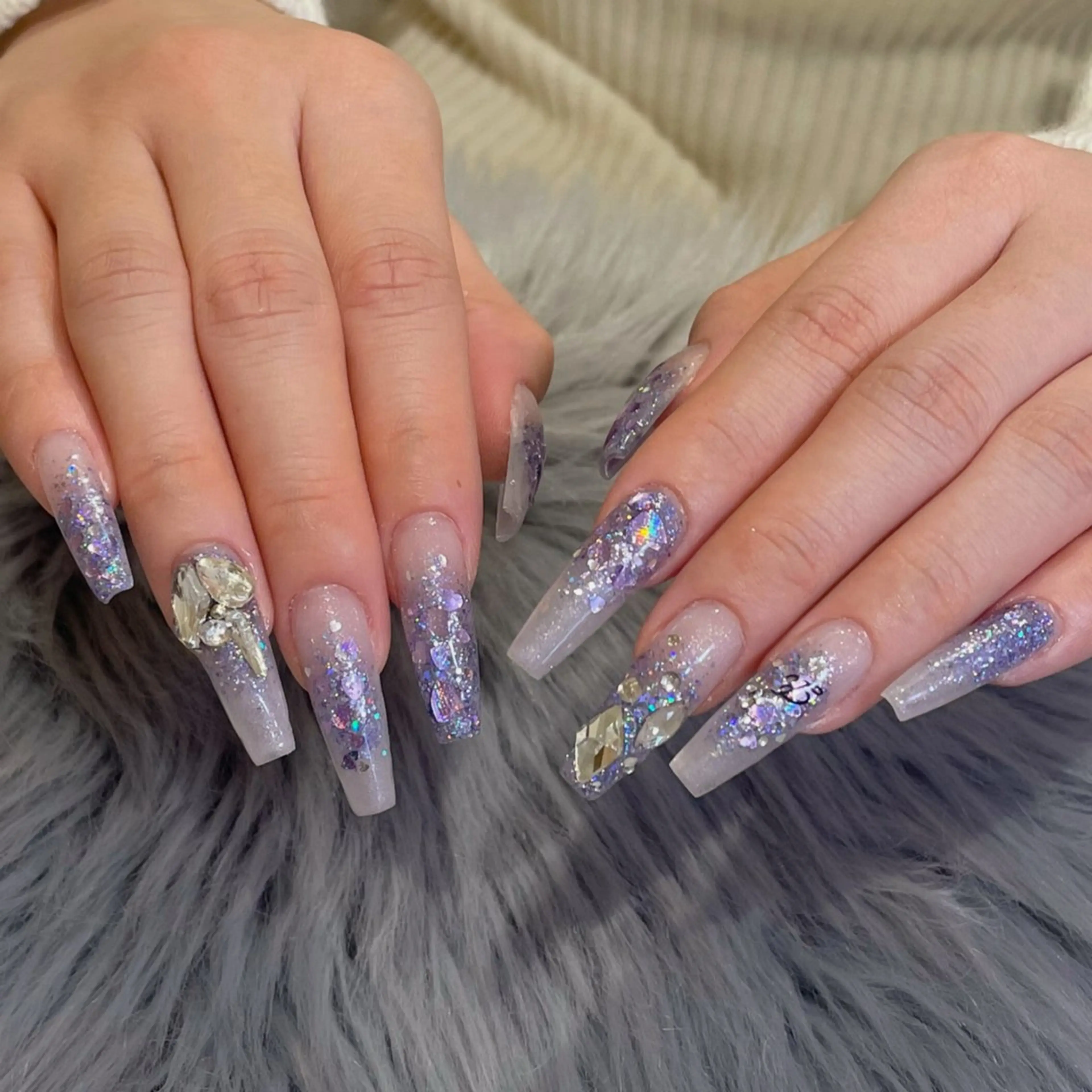 ネイル 長さ出し ハンドネイル RICO NAIL所属・RICO Nail パーツつけ放題🌈のネイルデザイン