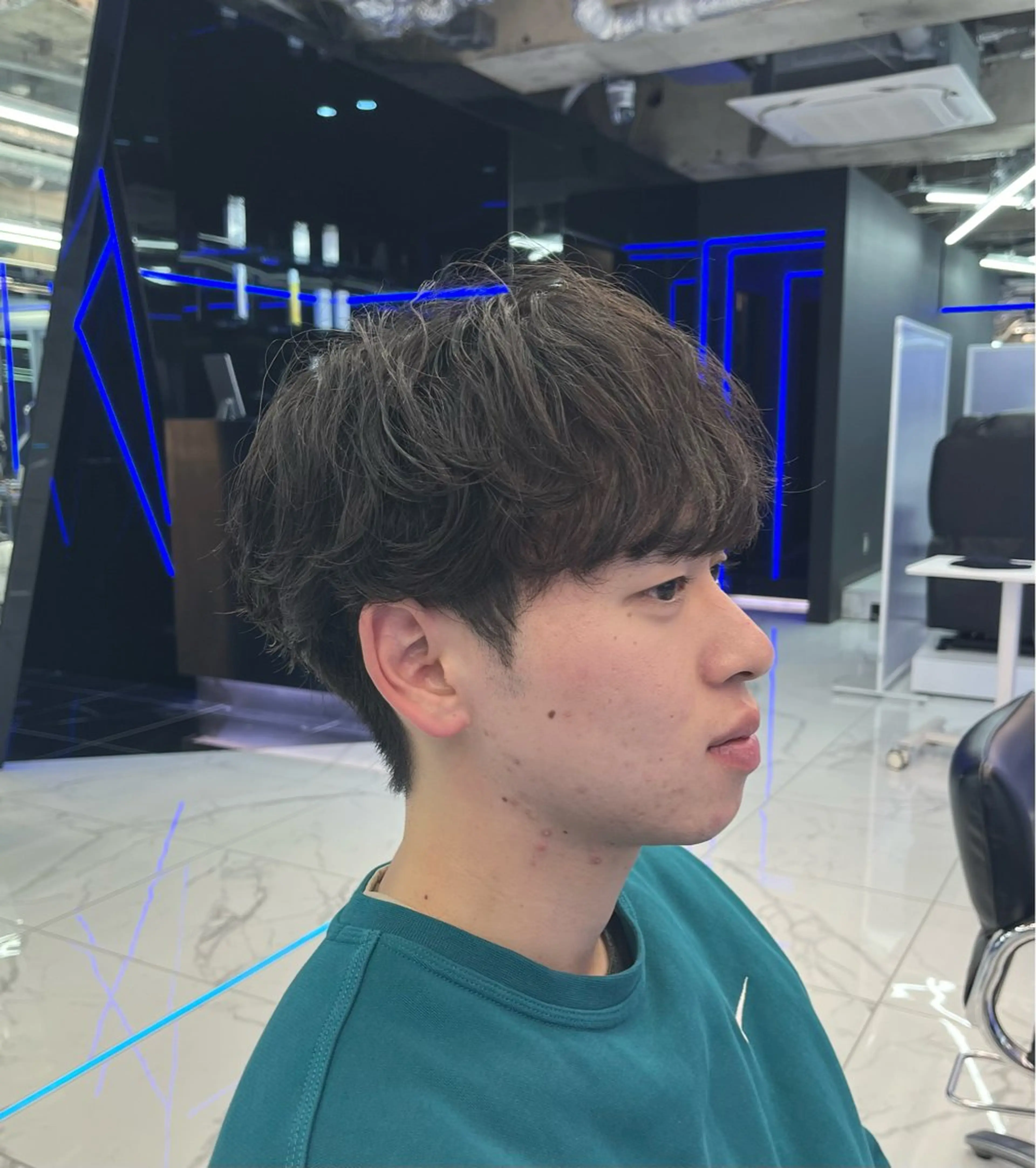 ショート カット パーマ MEN'S  HAIR SENSE 渋谷神南所属・🔥メンズ特化🔥 YUTAのヘアスタイル