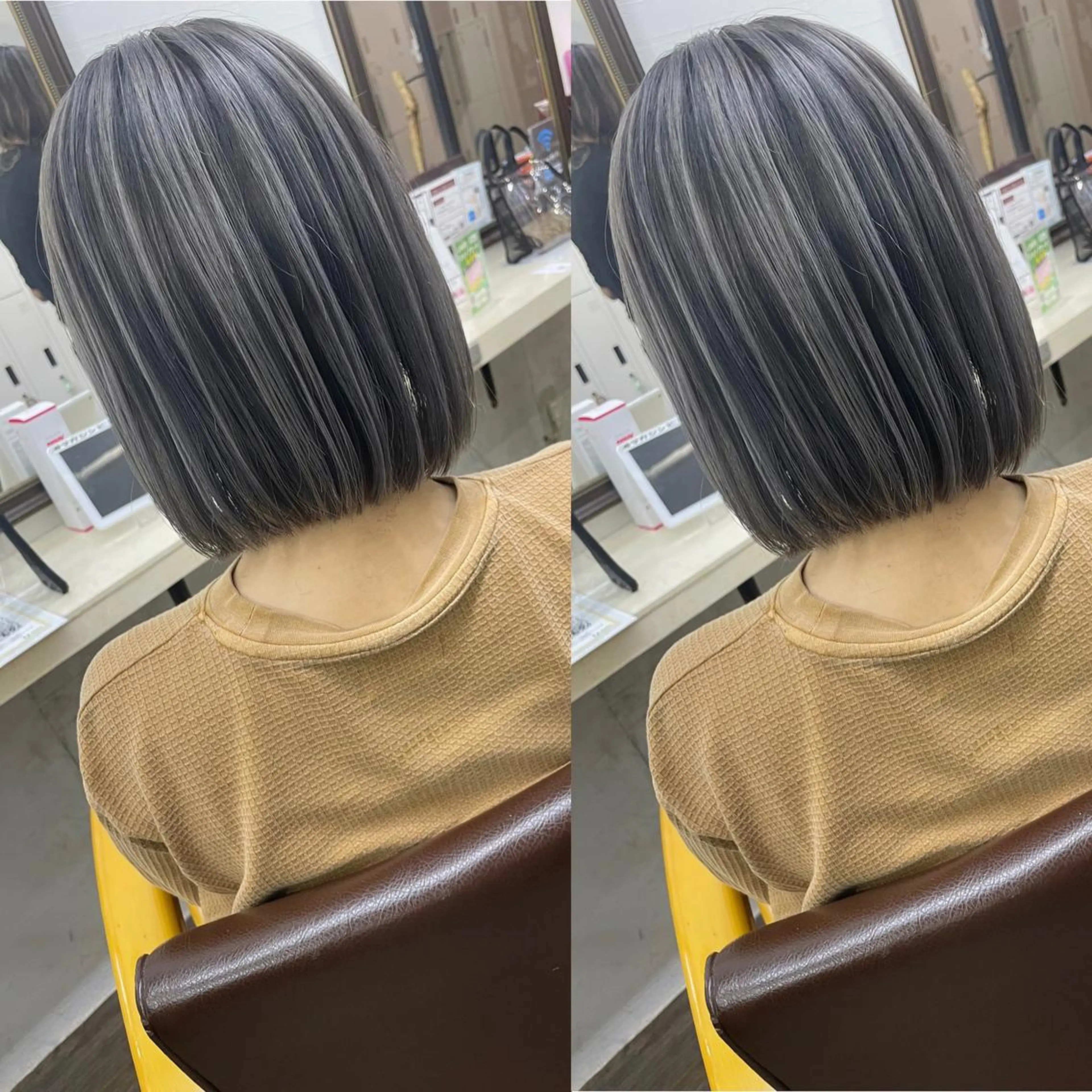 ショート カラー ヒカ/外国人風 デザインカラーのヘアスタイル