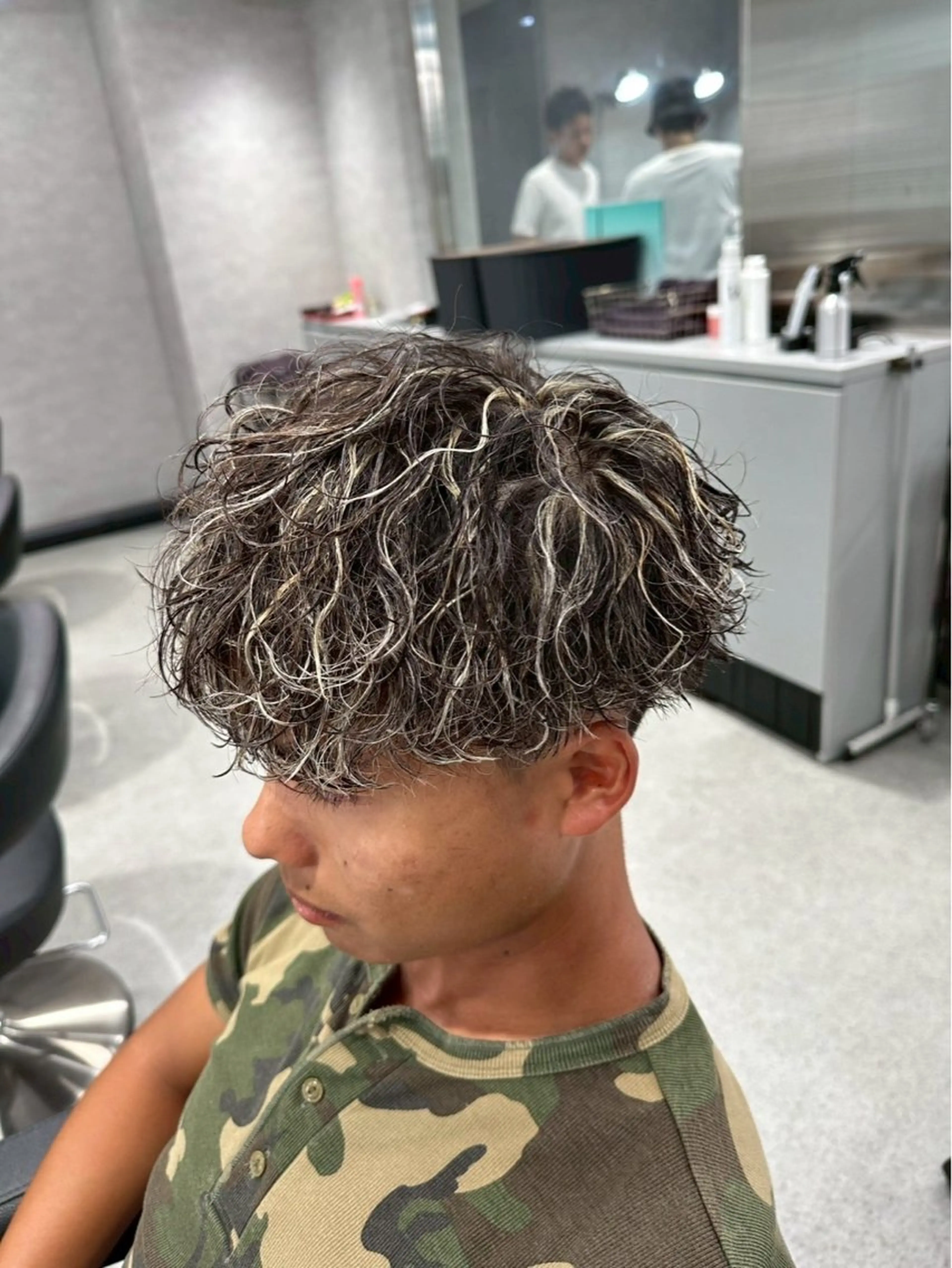 ショート メンズ メンズパーマ 💥メンズ特化美容師 "職人"小林海斗💥のヘアスタイル