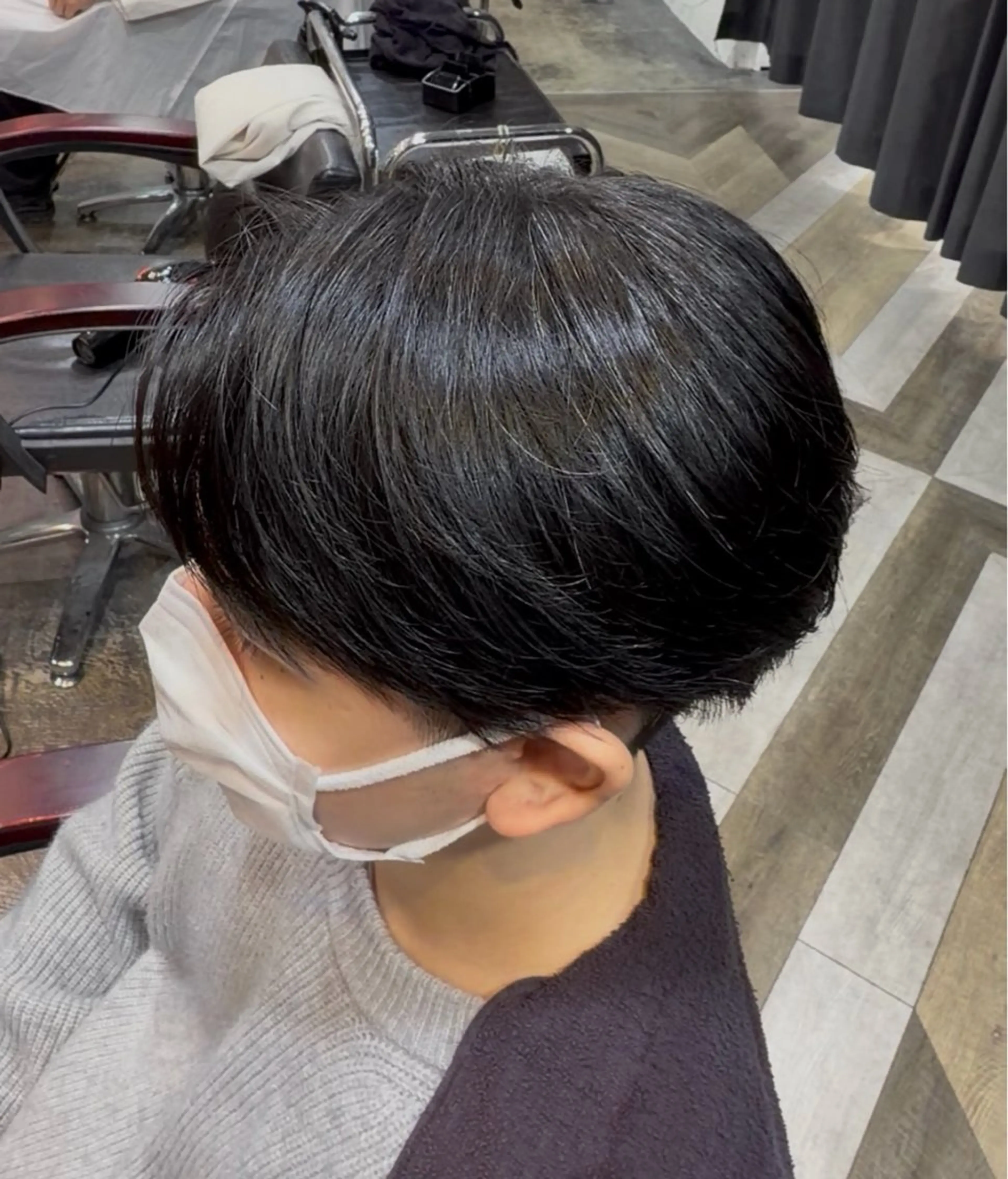 メンズ 縮毛矯正 縮毛矯正モデル/上村 コウスケのヘアスタイル