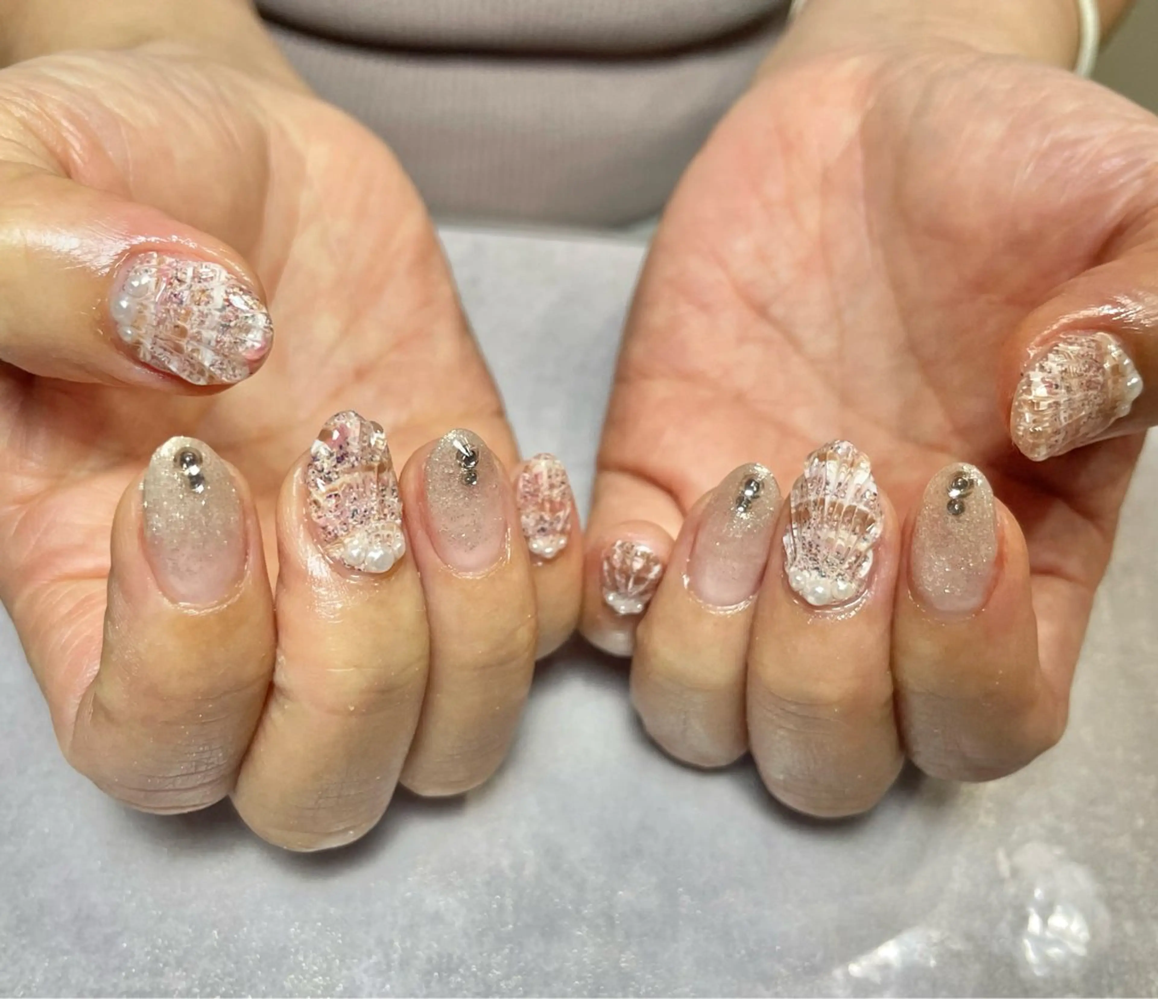 ネイル ジェルネイル パラジェル ぷっくりネイル ハンドネイル BLANCEnail所属・BLANCnail yuuのネイルデザイン