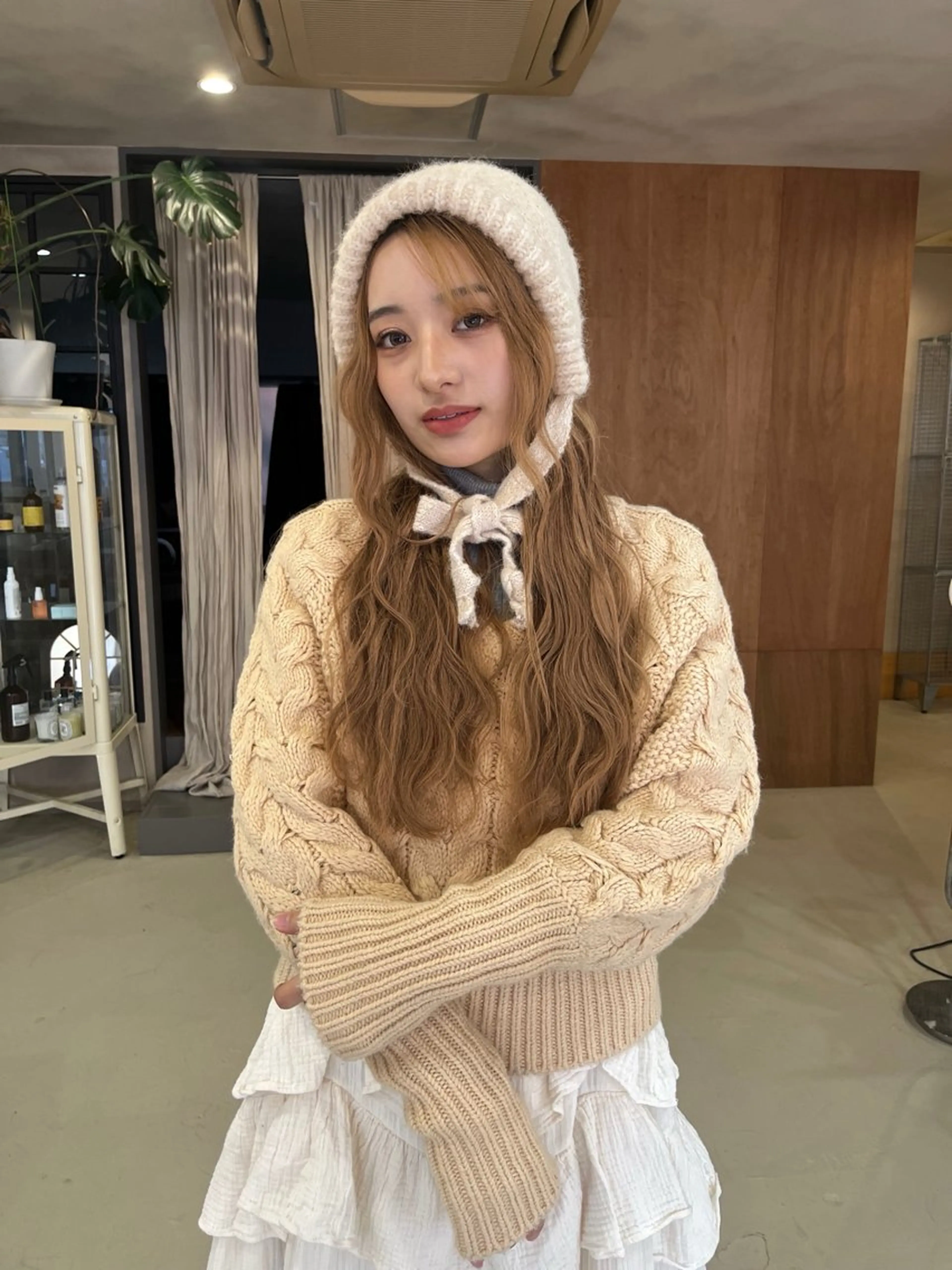 ロング カラー ベルベチカ所属・市村 花奈のヘアスタイル