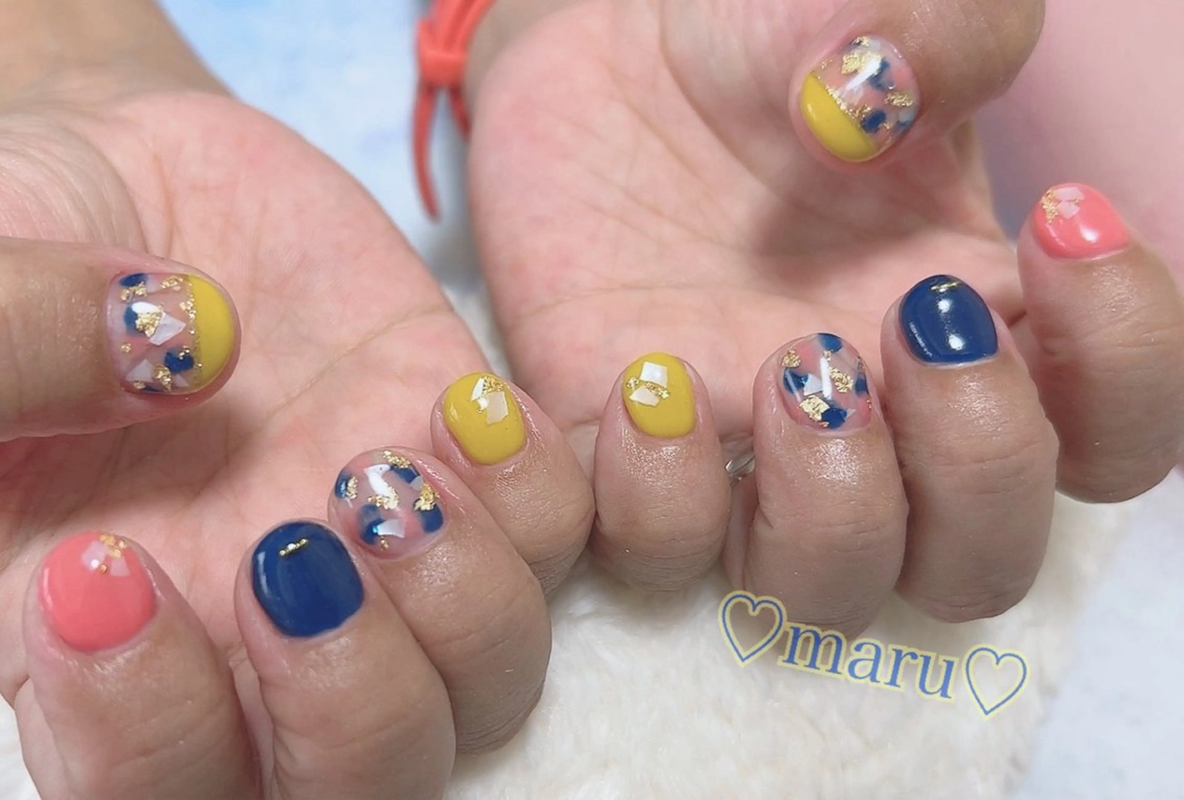 ネイル ハンドネイル フットネイル まるみ ♡のネイルデザイン