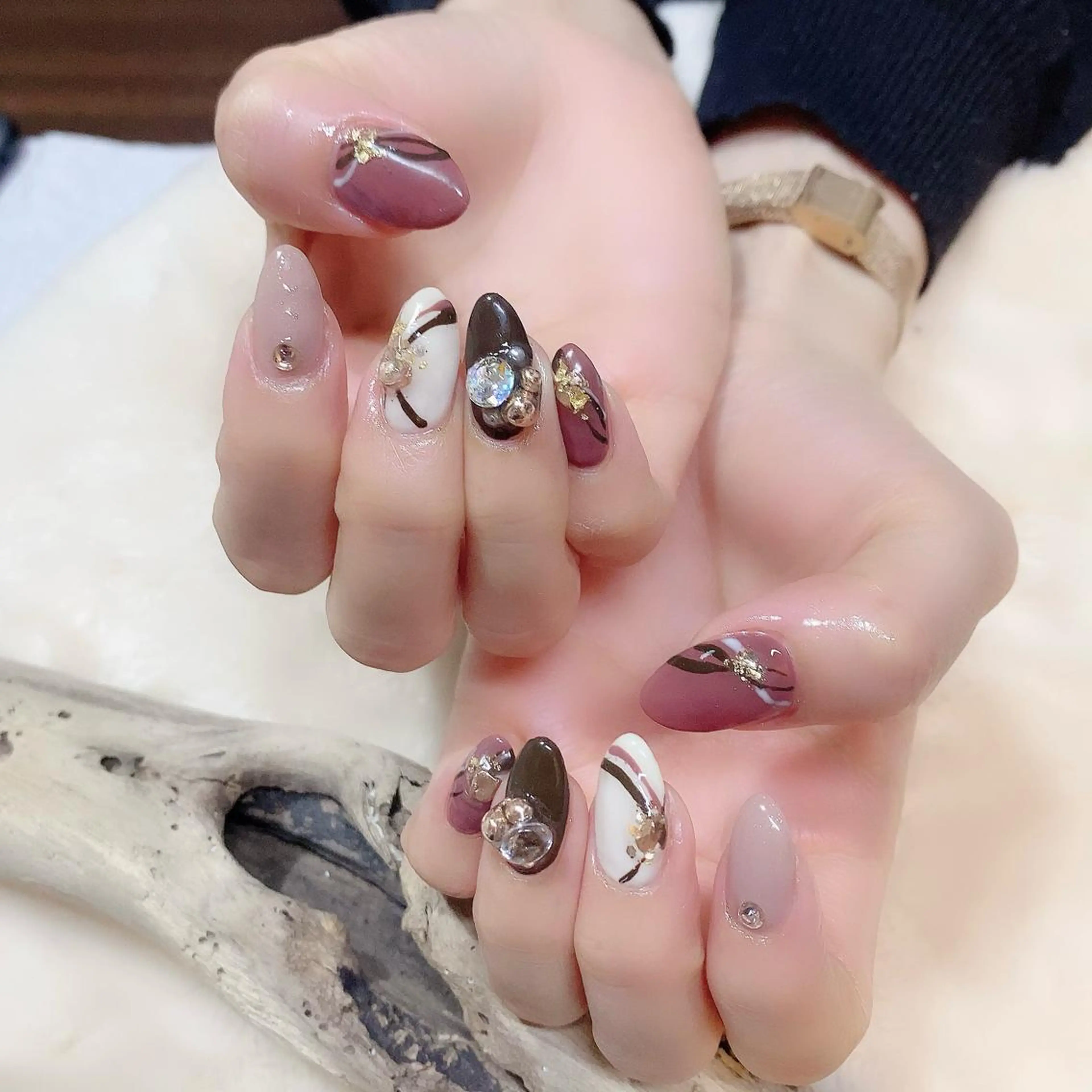 ネイル バレンタイン YAS 青柳 安代のネイルデザイン