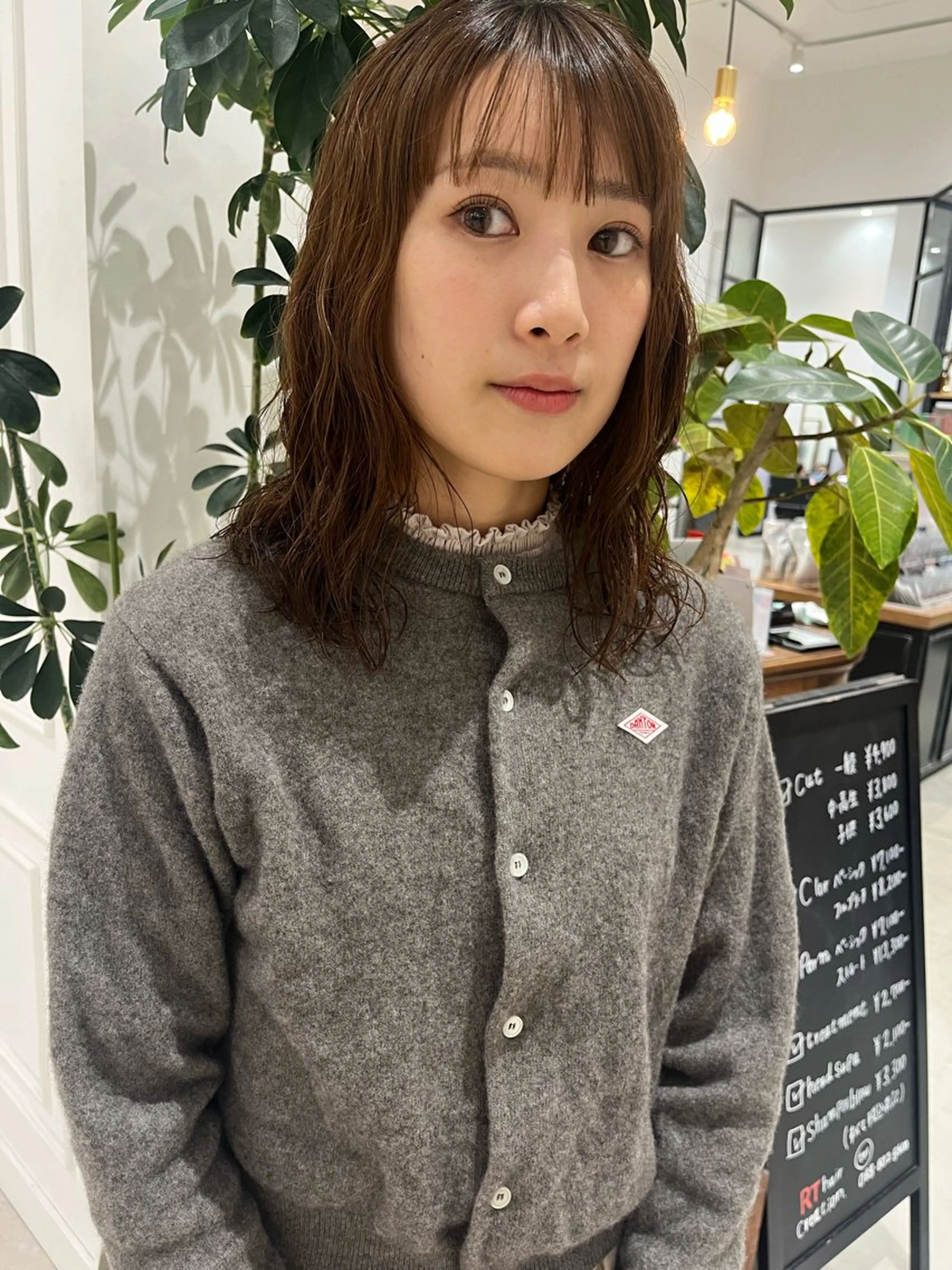 似合わせカット+パーマの写真