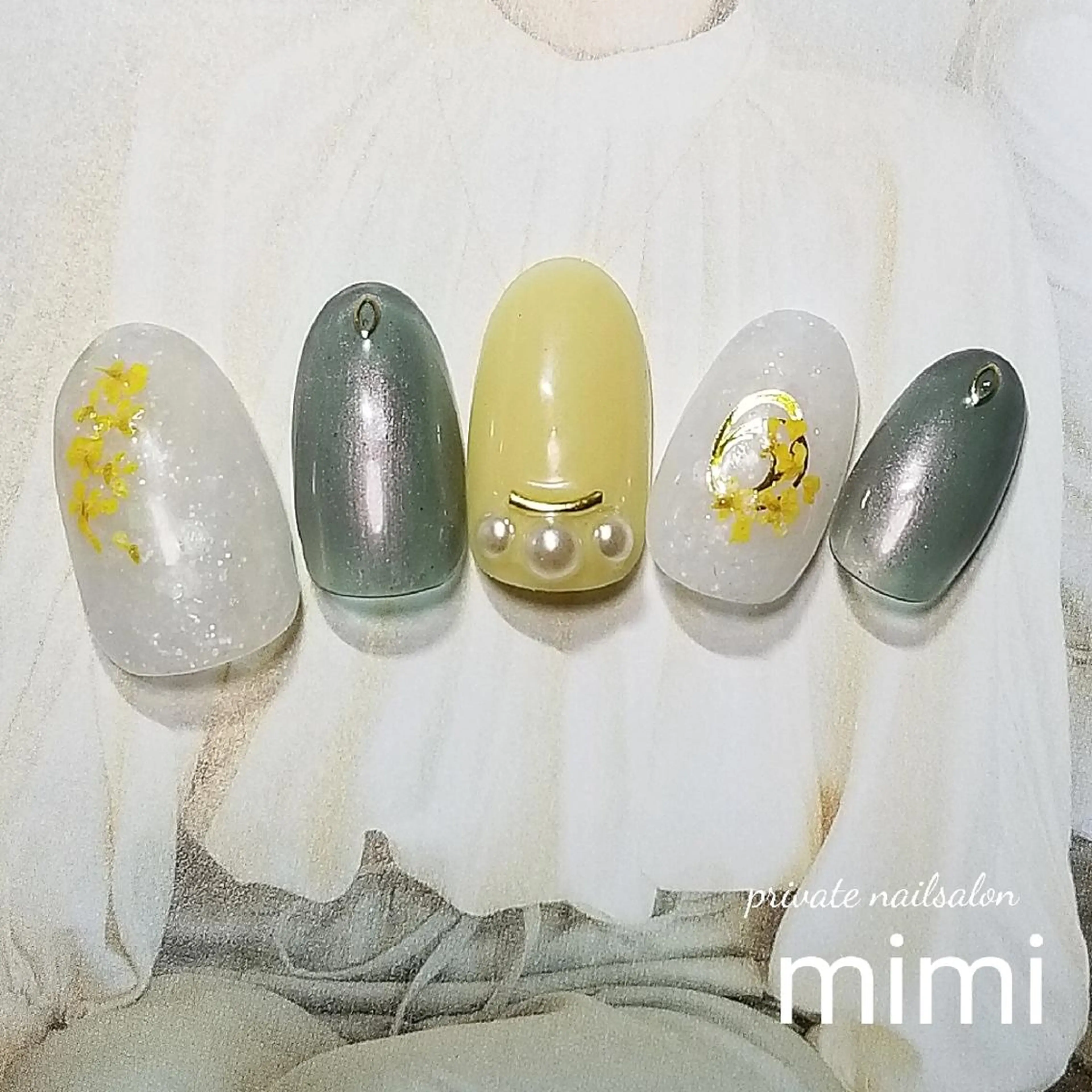 ネイル フラワーネイル 博多ネイル ｍｉｍｉのネイルデザイン