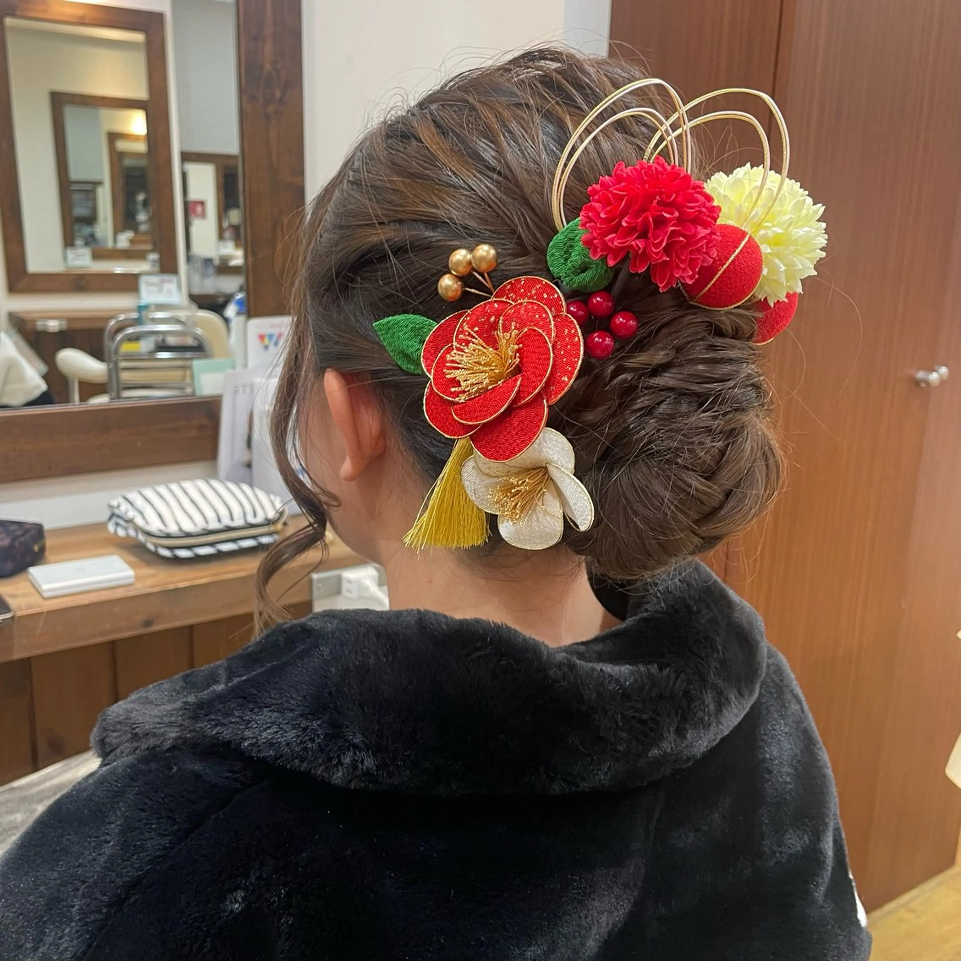 ヘアアレンジ 成人式 ヘアセット 💖メンズカット モデル募集 晴香💖のヘアスタイル
