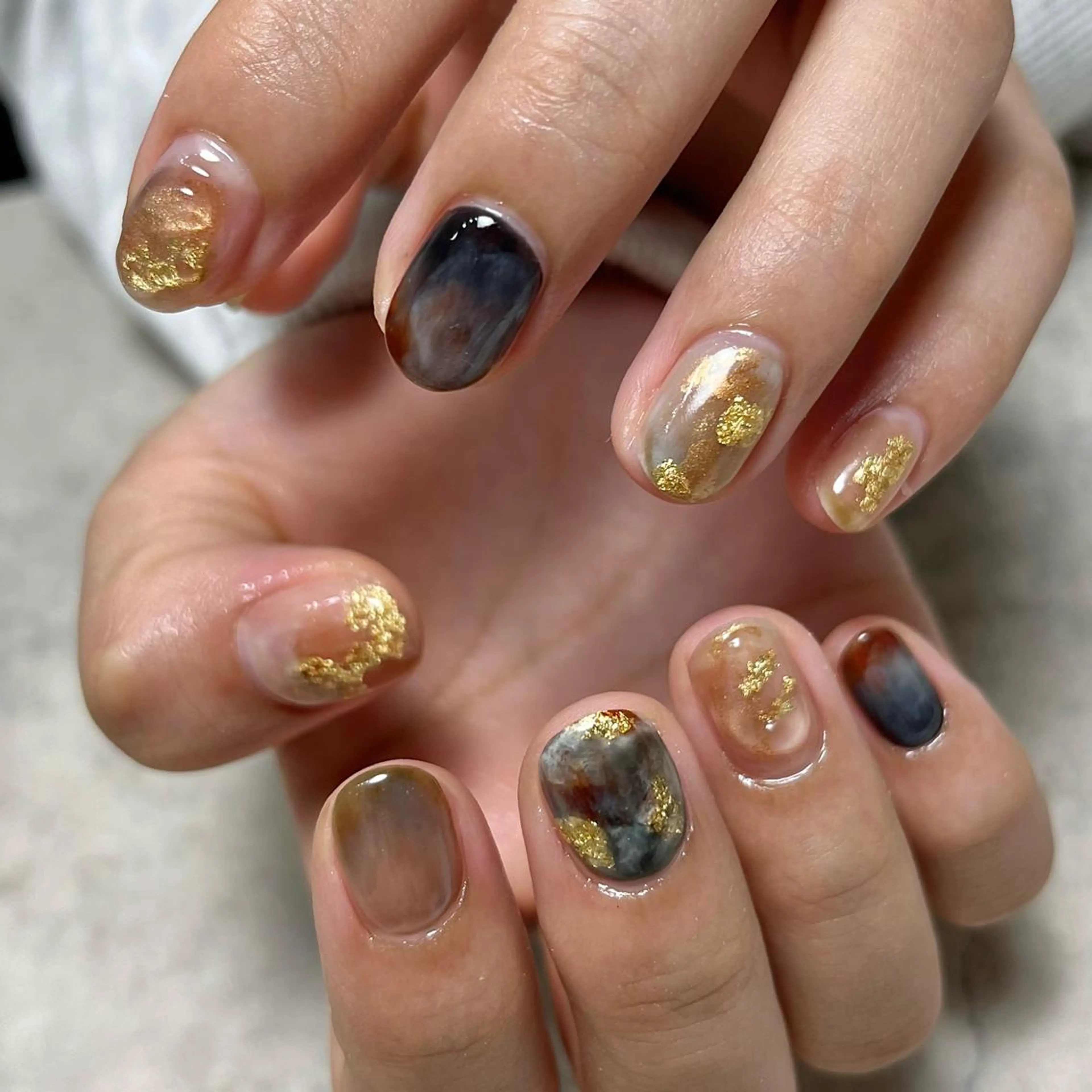 ネイル アートネイル 持ち込み ハンドネイル nail salon O (en)所属・vegh. nail／阿波座のネイルデザイン