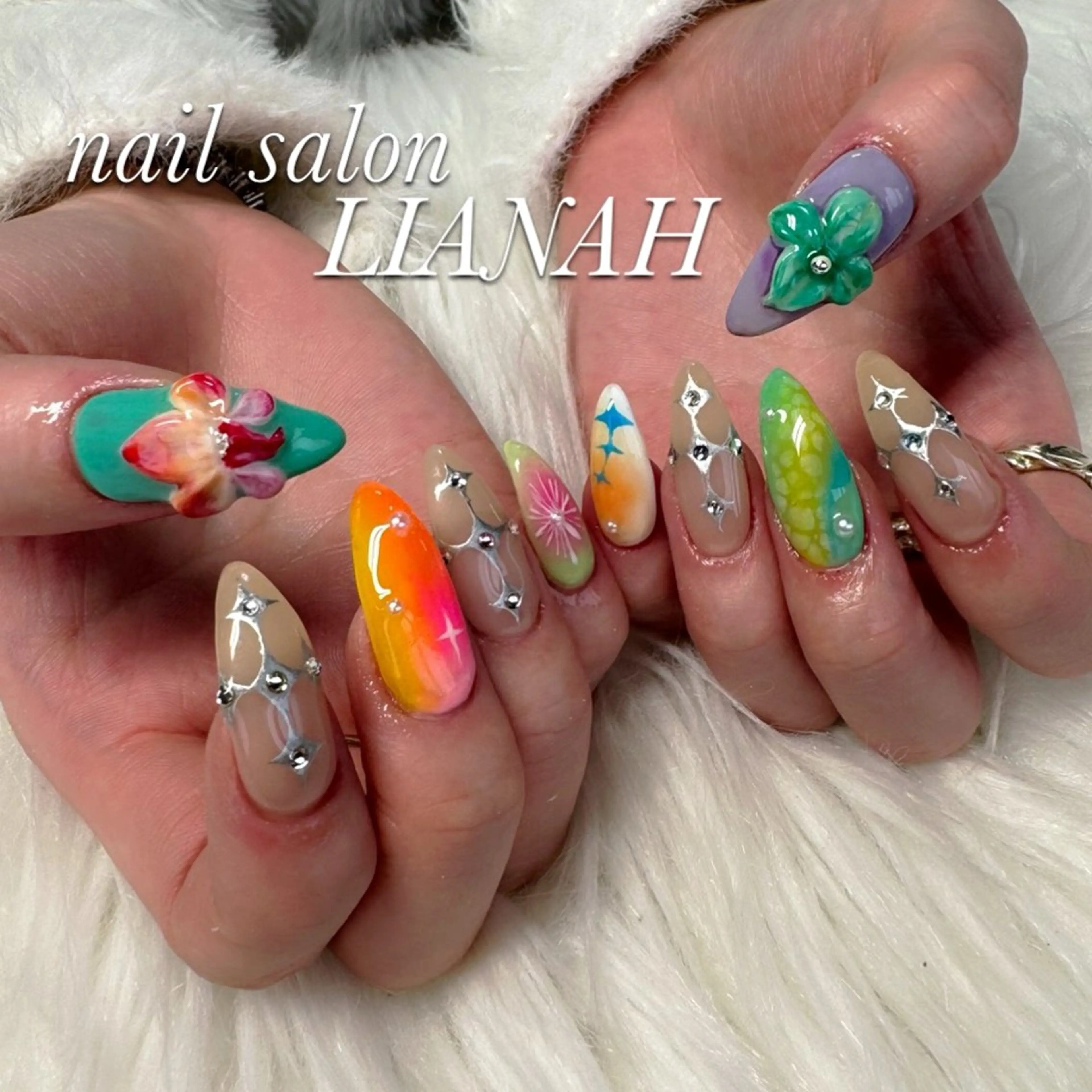 ネイル アートネイル ネイルサロン リアンナのネイルデザイン