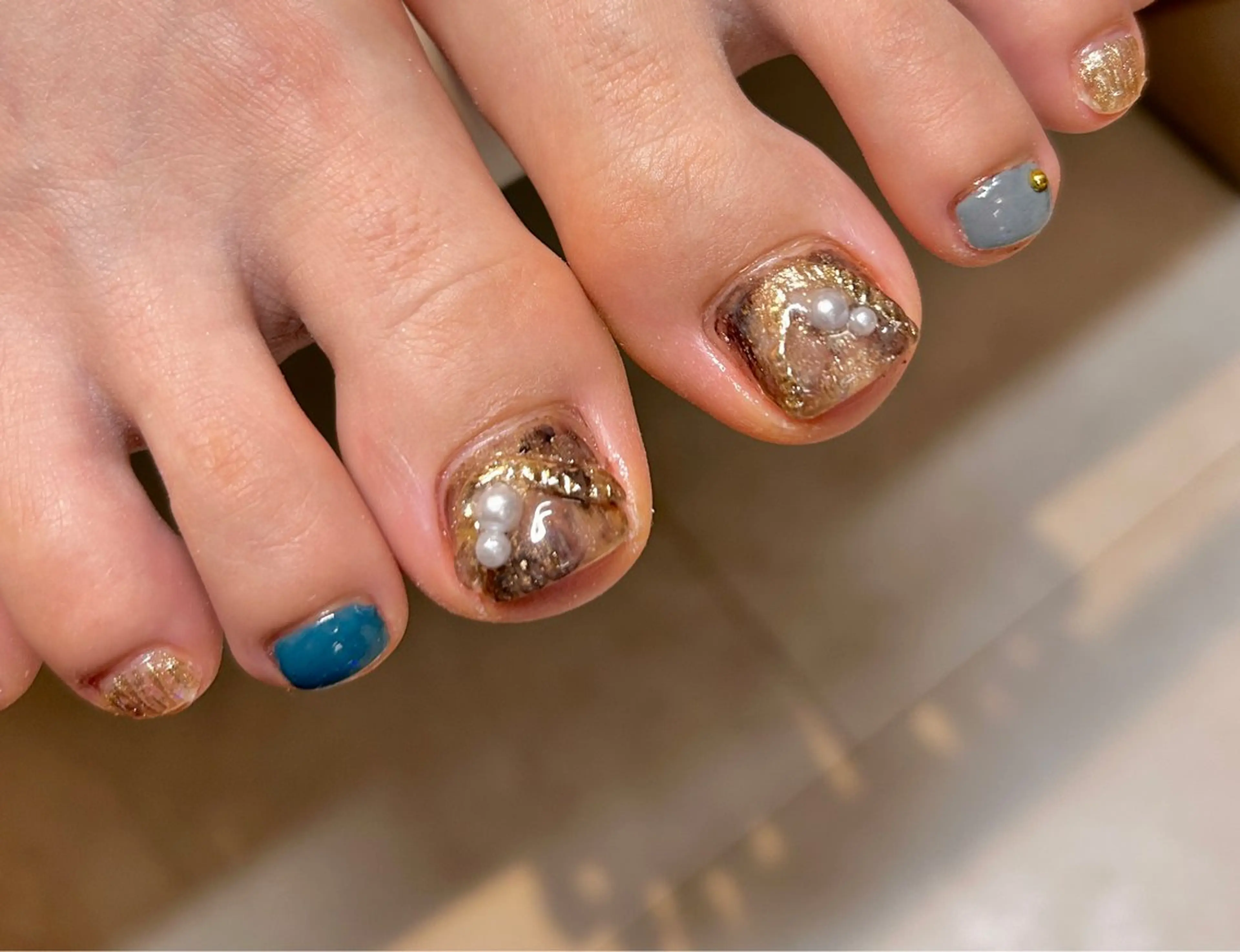 ネイル 春ネイル フットネイル N.style所属・Ｎ. styleのネイルデザイン