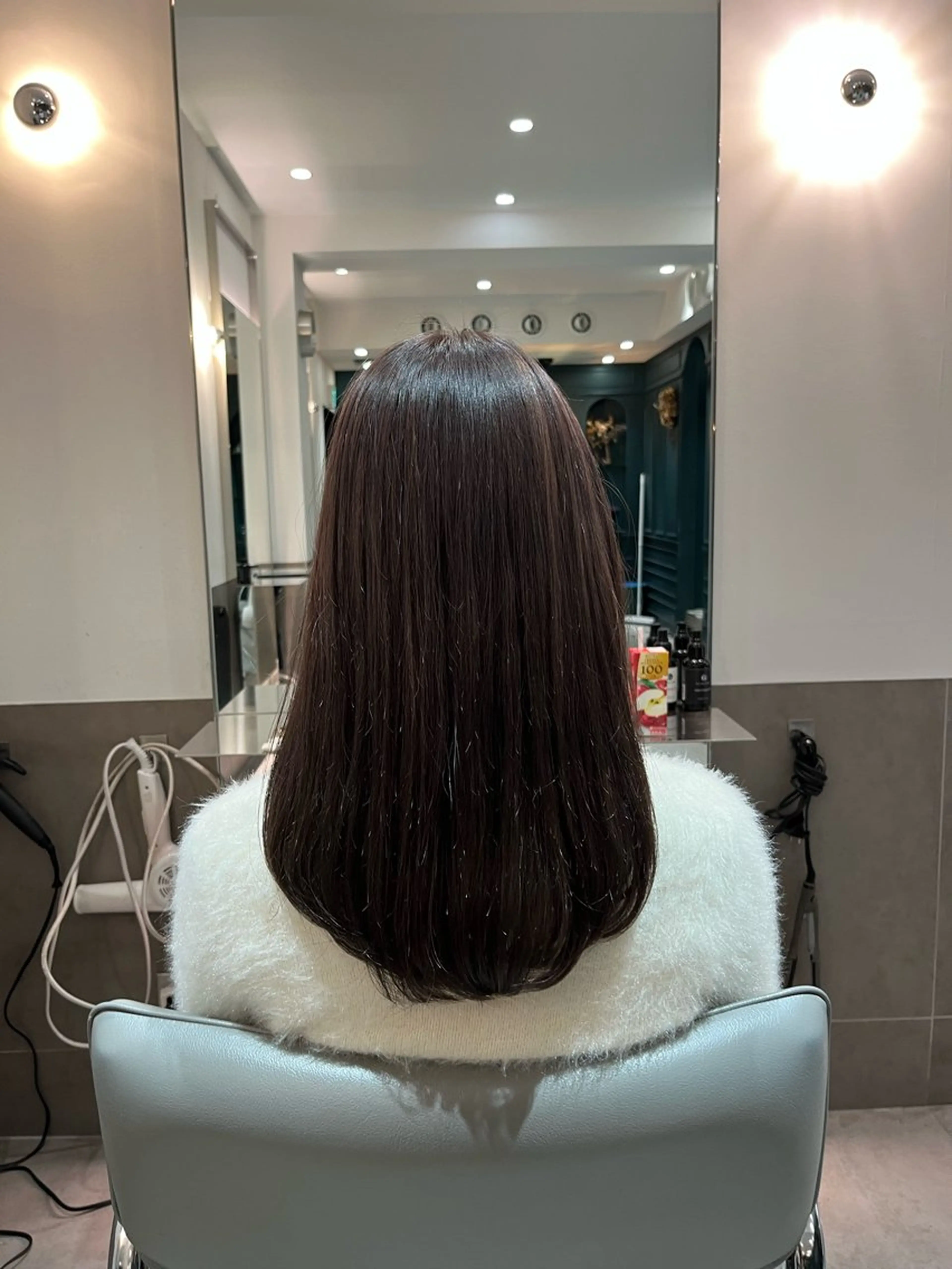 セミロング カラー カット ヘアカラー トリートメント ヘアセット 🍊暖色カラー🍊 sakuraのヘアスタイル