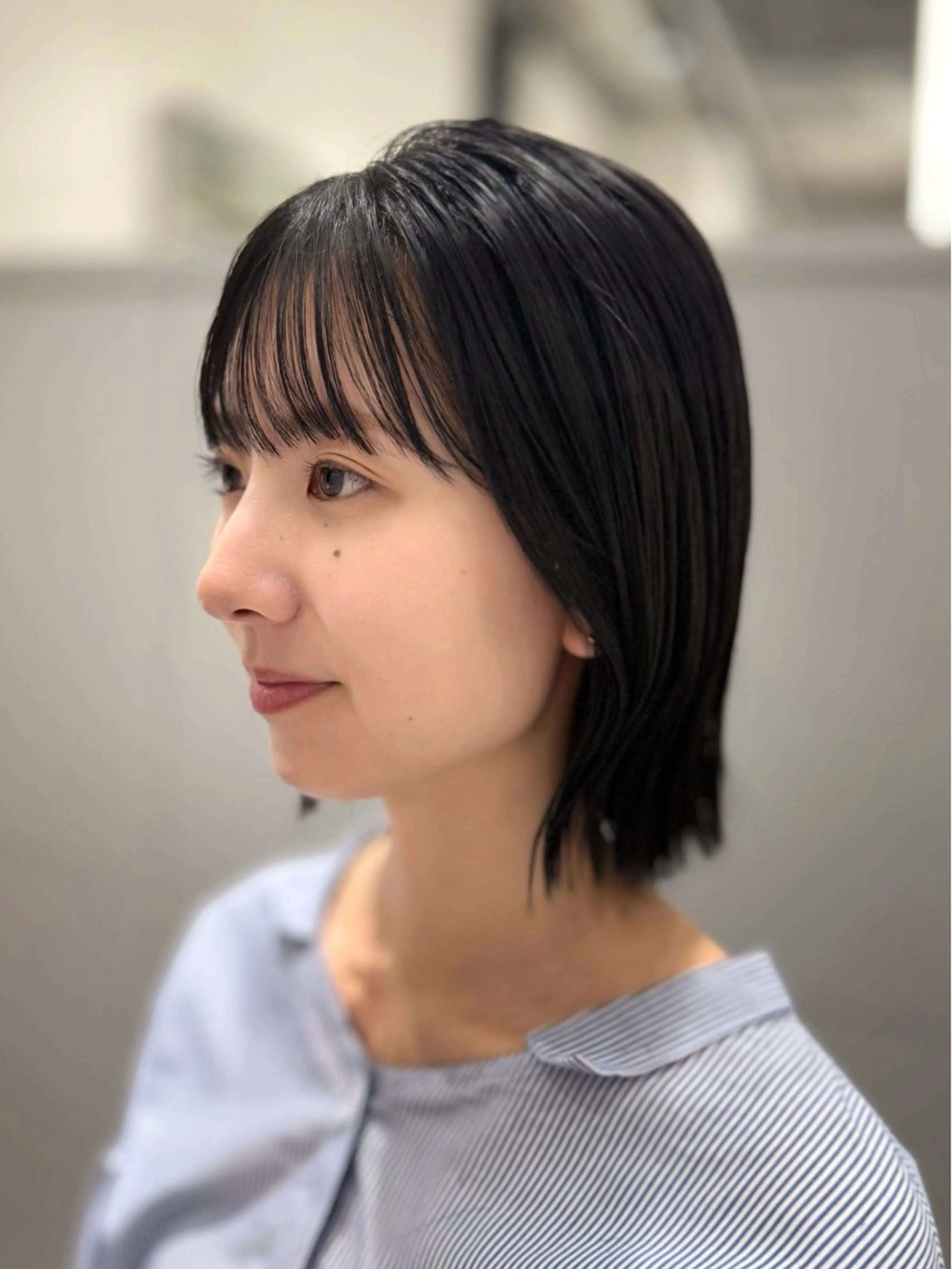 ショート ボブ くびれヘア 外ハネヘア 梅田　似合わせ特化 稲葉利也斗のヘアスタイル