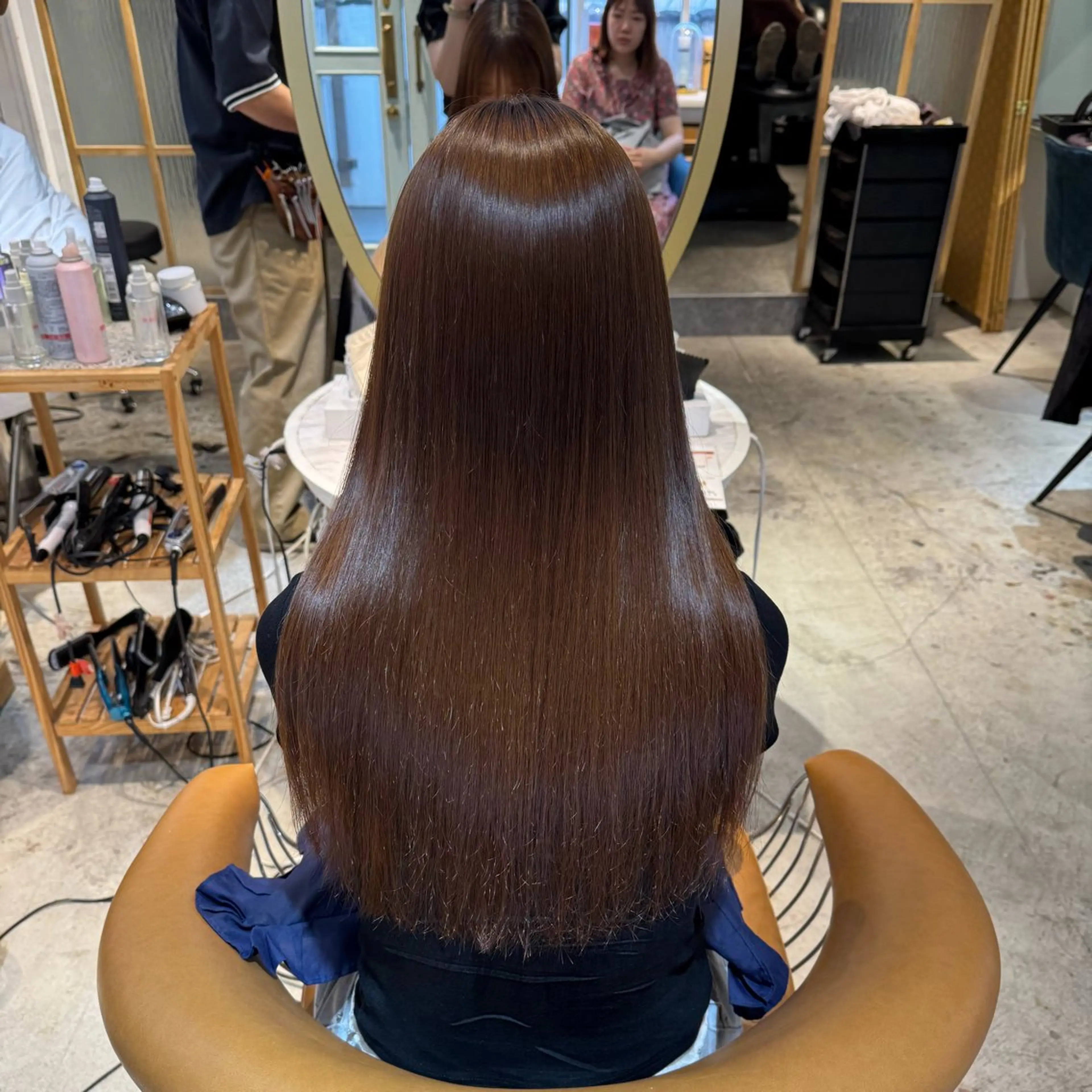 ロング 髪質改善 縮毛矯正 カット 縮毛矯正 トリートメント ヘアセット 髪質改善/ボブ /韓国/erikoのヘアスタイル
