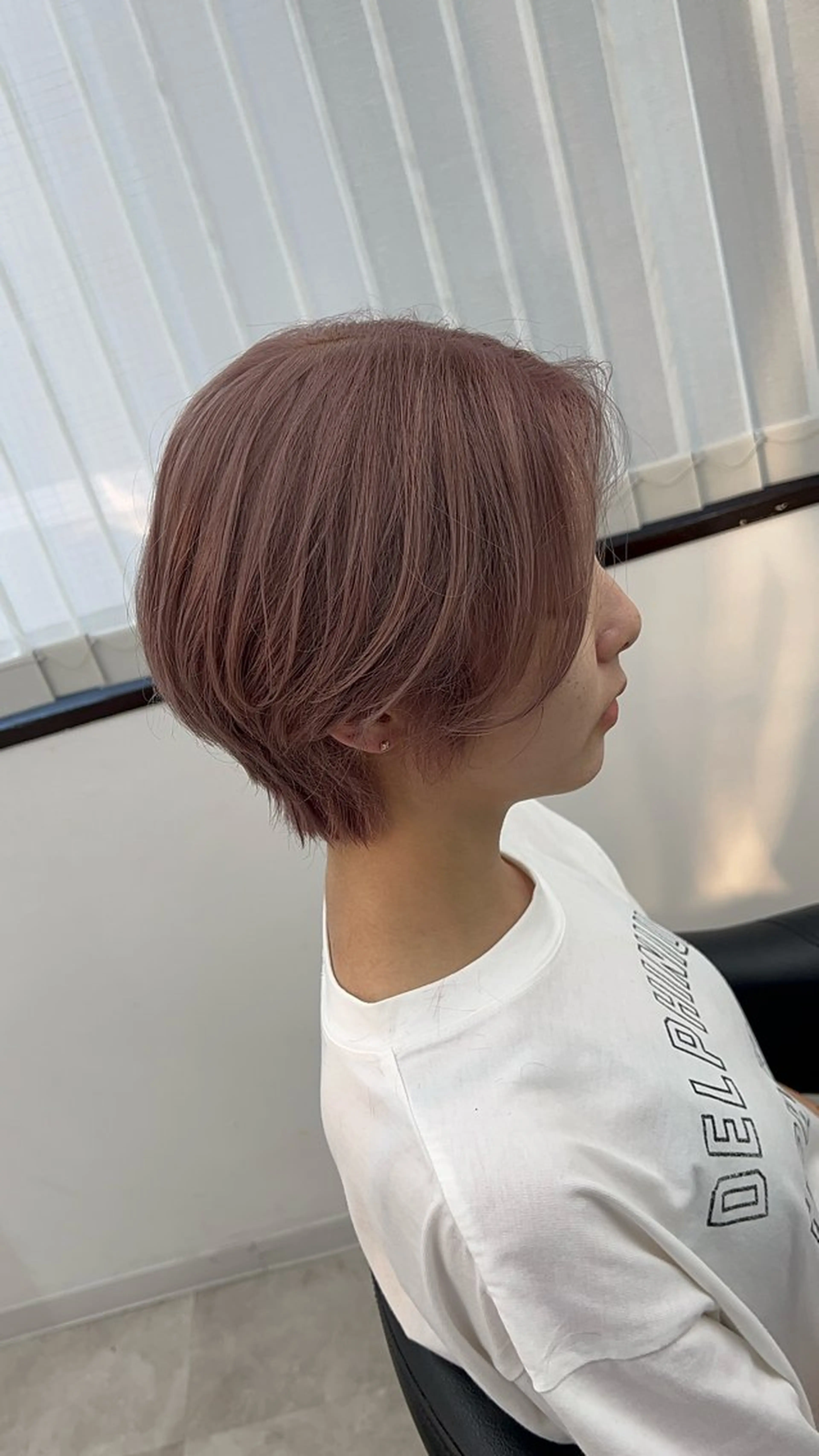 ショート ヘアカラー ✨パーマ×ハイトーン Futo✨のヘアスタイル