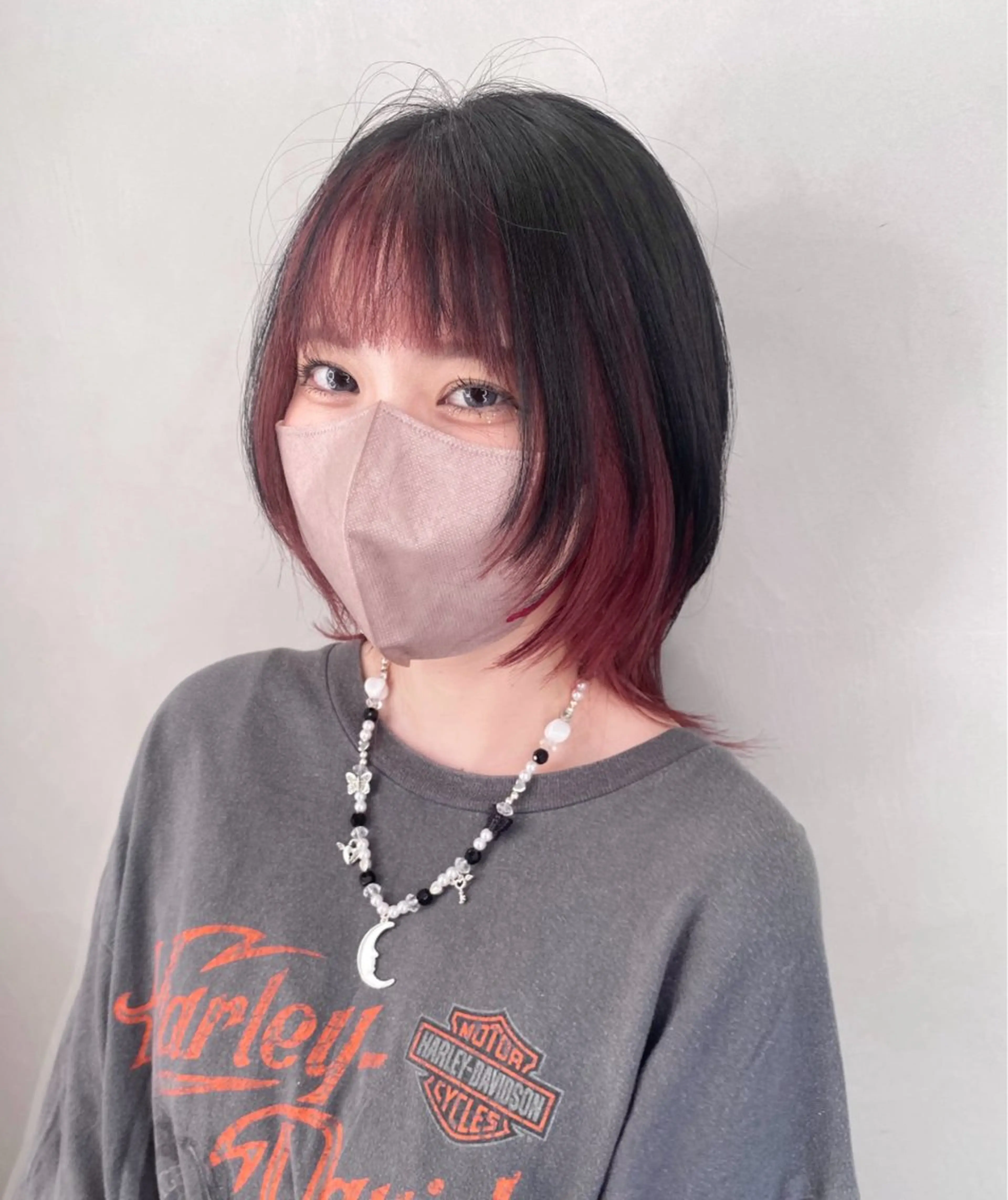 ミディアム カラー share salon OXY 渋谷店所属・髪質改善×ケア ブリーチ/KEIGOのヘアスタイル