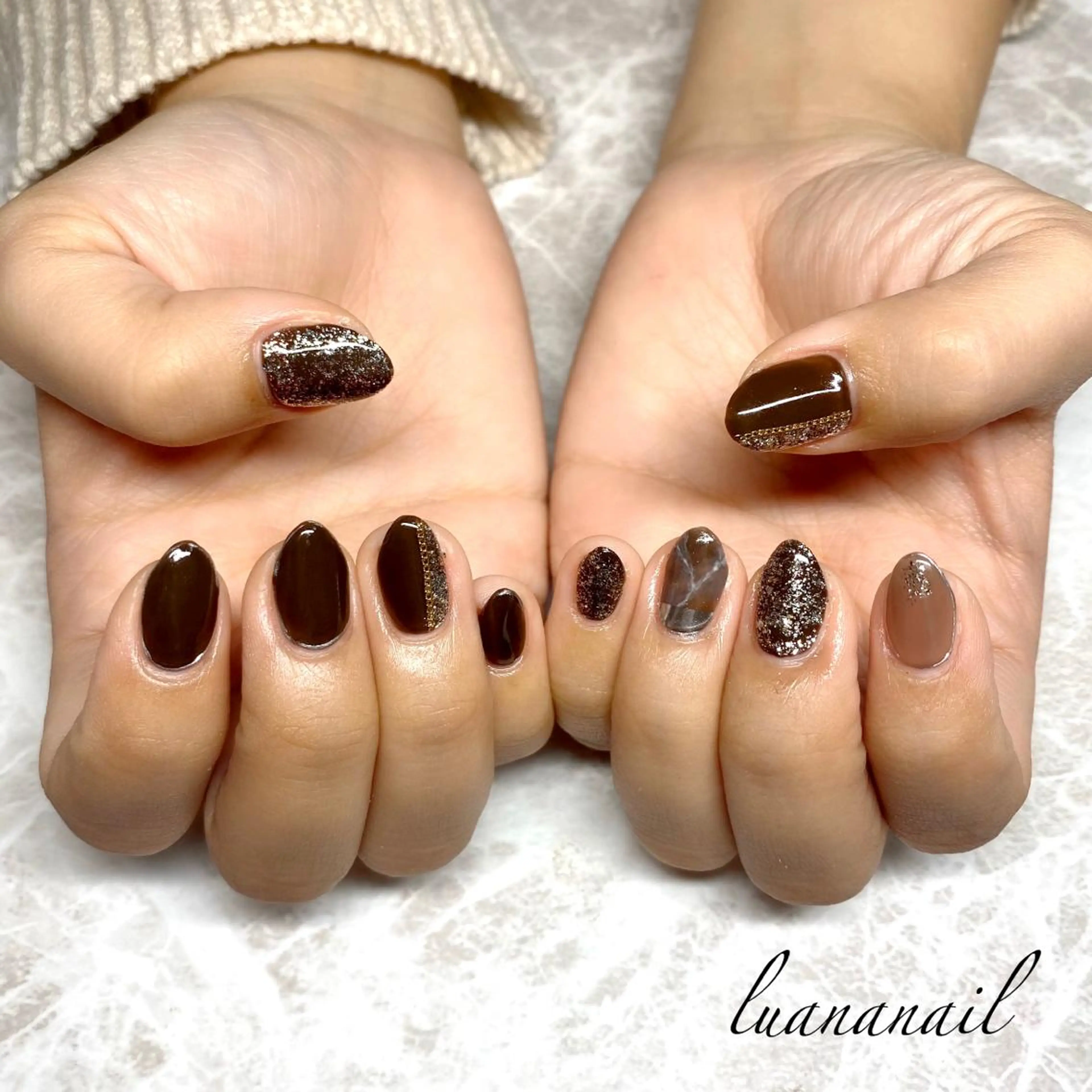 ネイル ニュアンスネイル luana nailのネイルデザイン