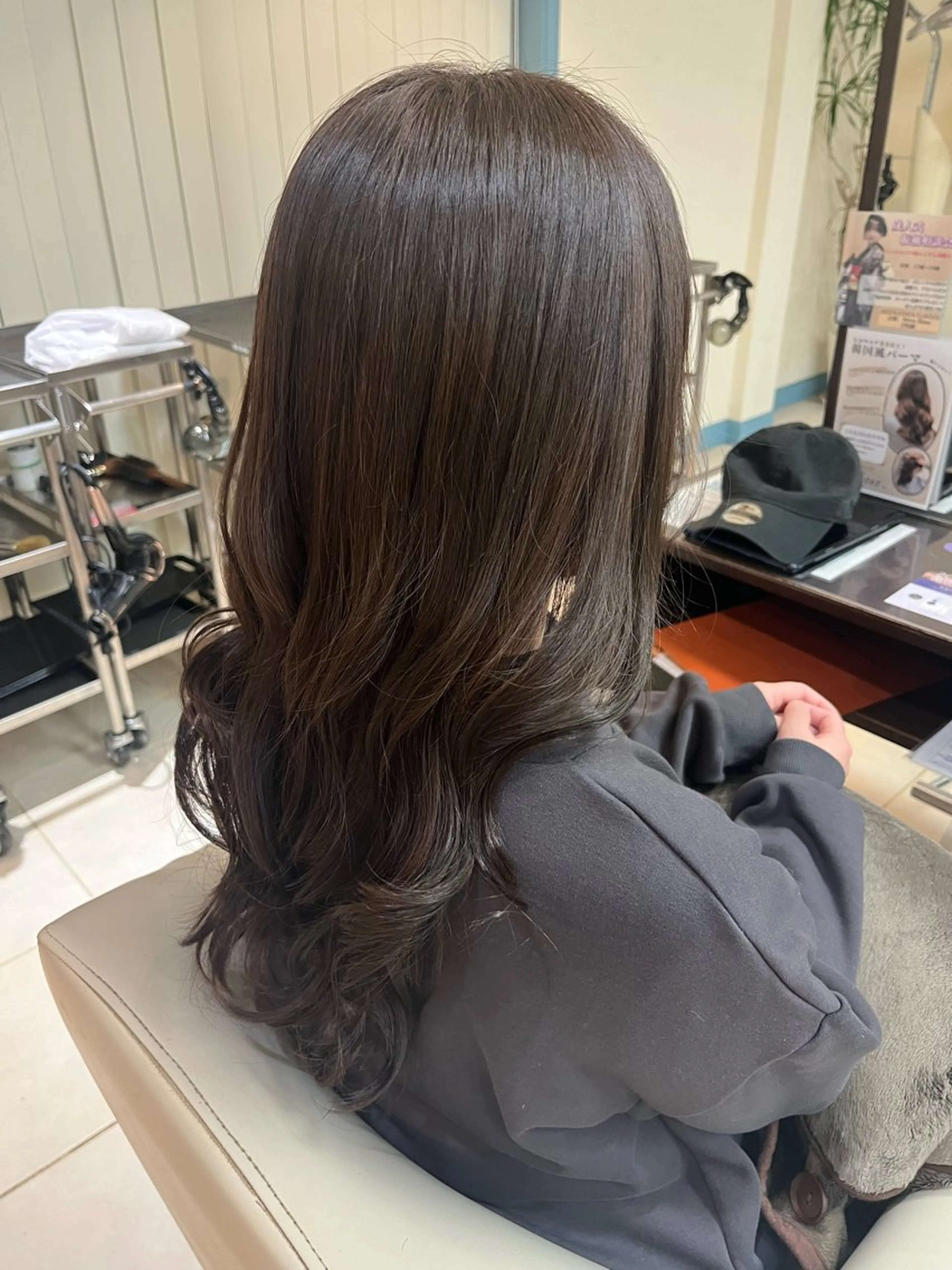 ロング カラー ヘアカラー こじま りおのヘアスタイル