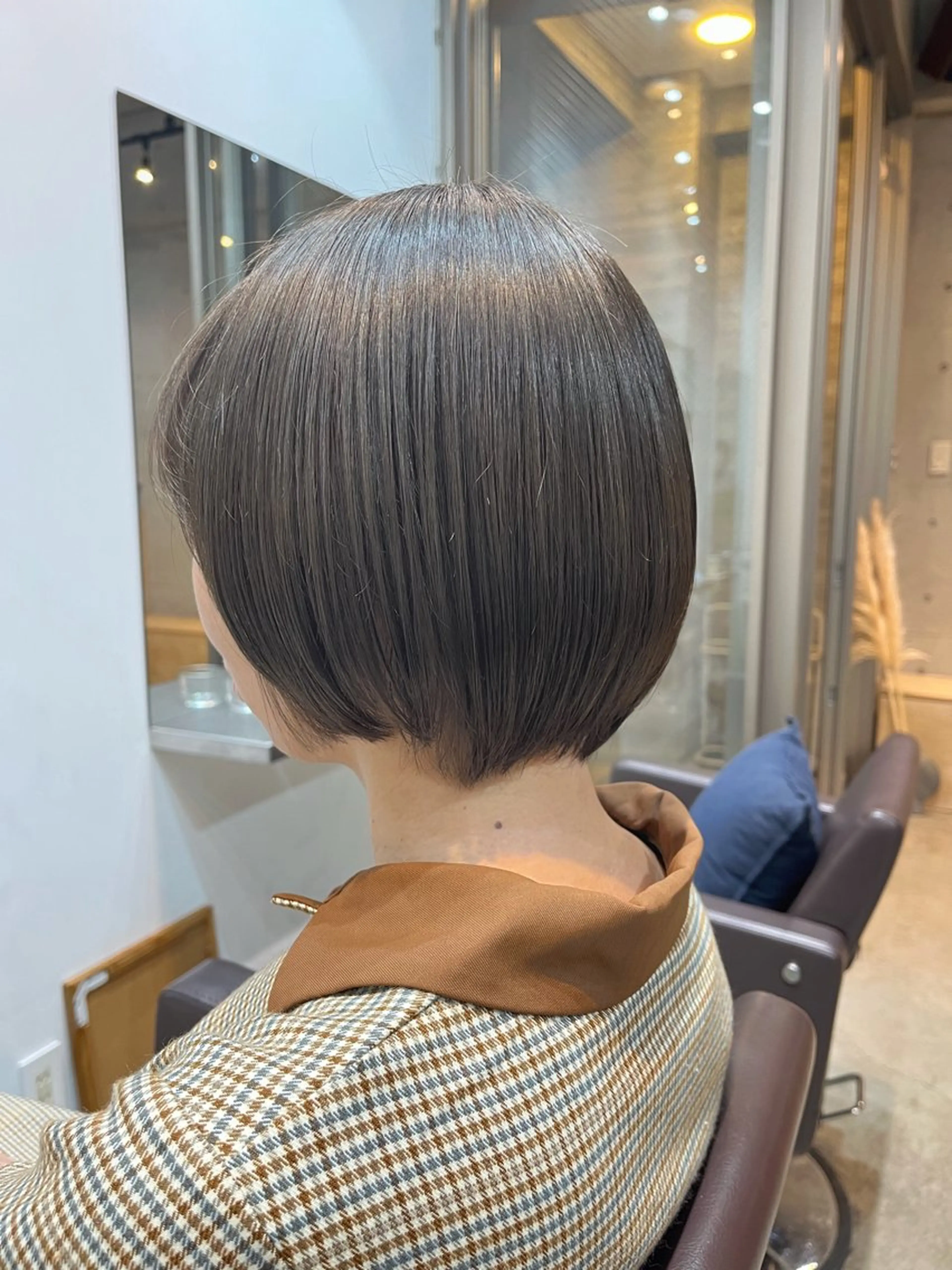 カラー ブリーチ 透明感カラー ブリーチなしカラー 【arc】 佐藤未希穂/ボブのヘアスタイル