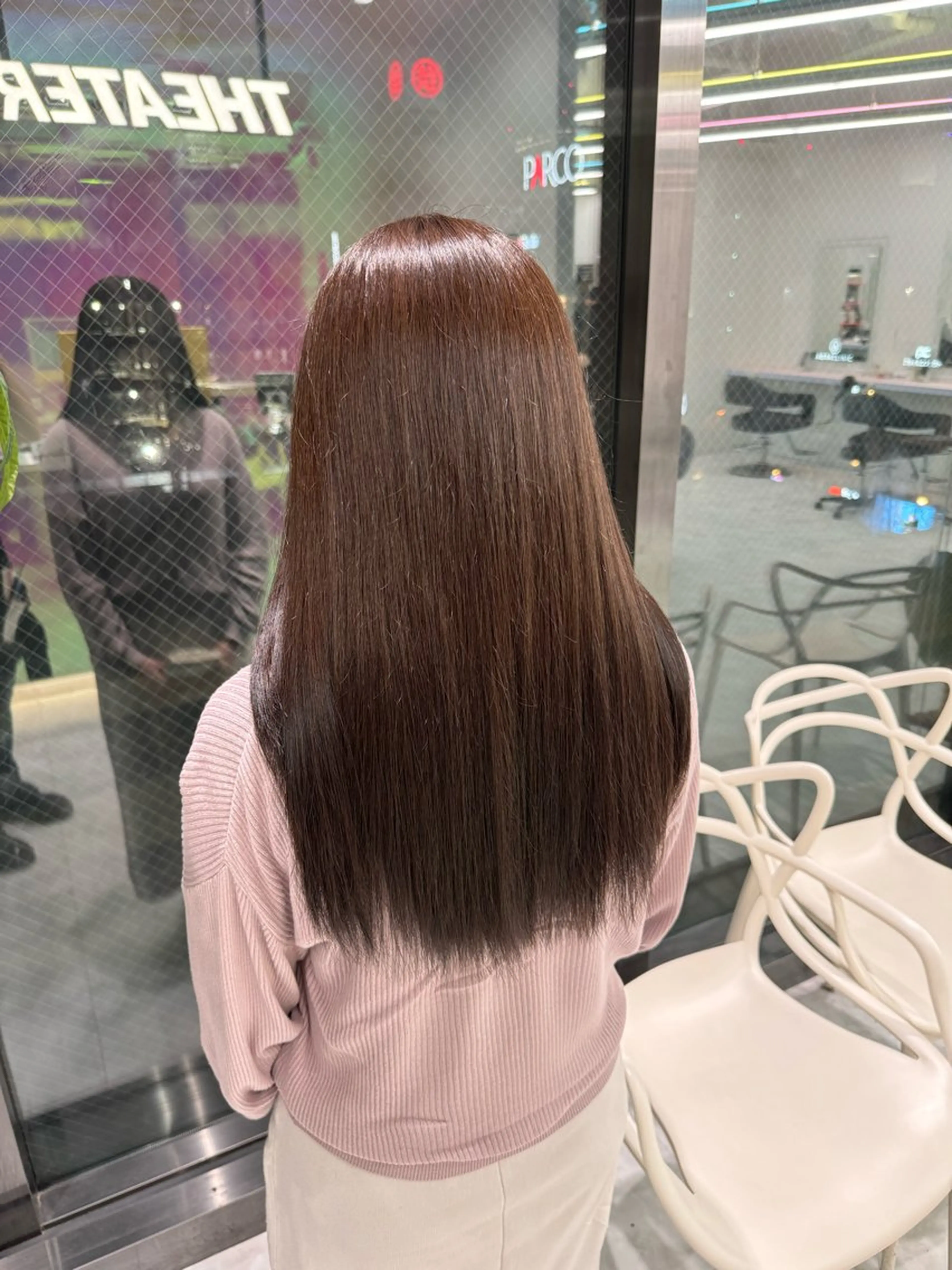 ロング カラー ブラウンカラー カット ヘアカラー トリートメント ヘアセット ♡ブリーチカラー♡ Mirioのヘアスタイル
