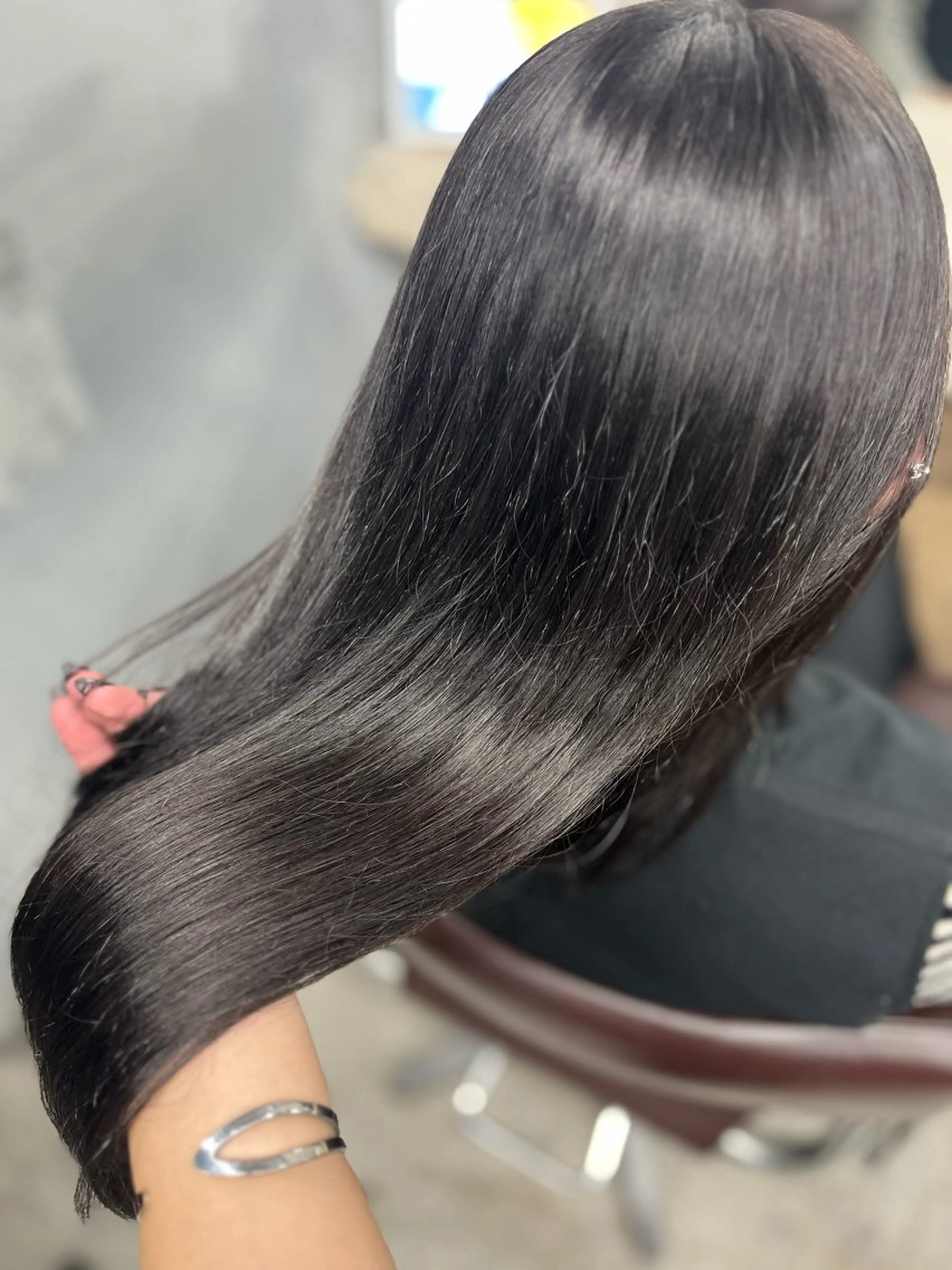 ロング カラー カット ヘアカラー トリートメント 🖤 tsubura🖤のヘアスタイル