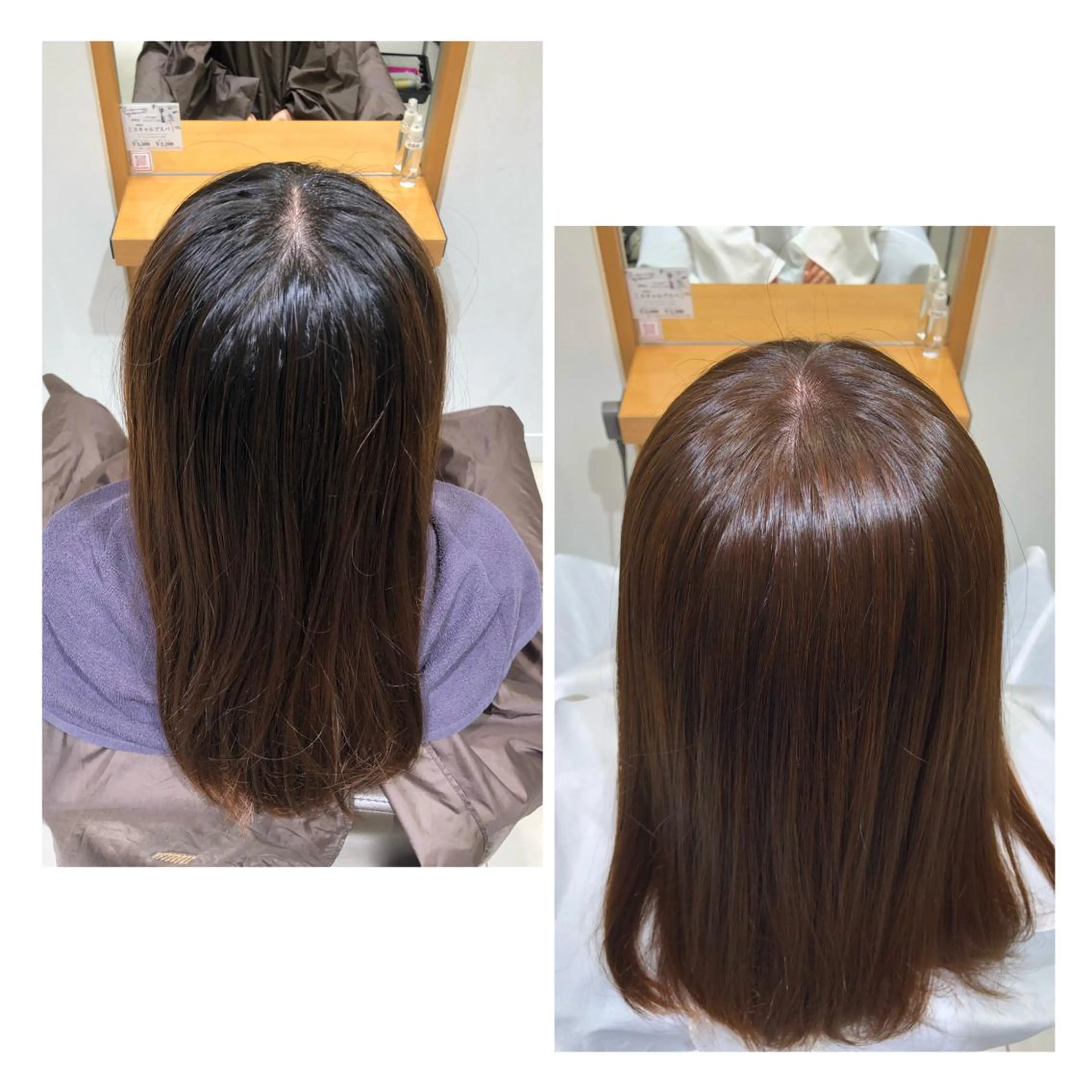 カラー ボブパーマ 井山咲良のヘアスタイル