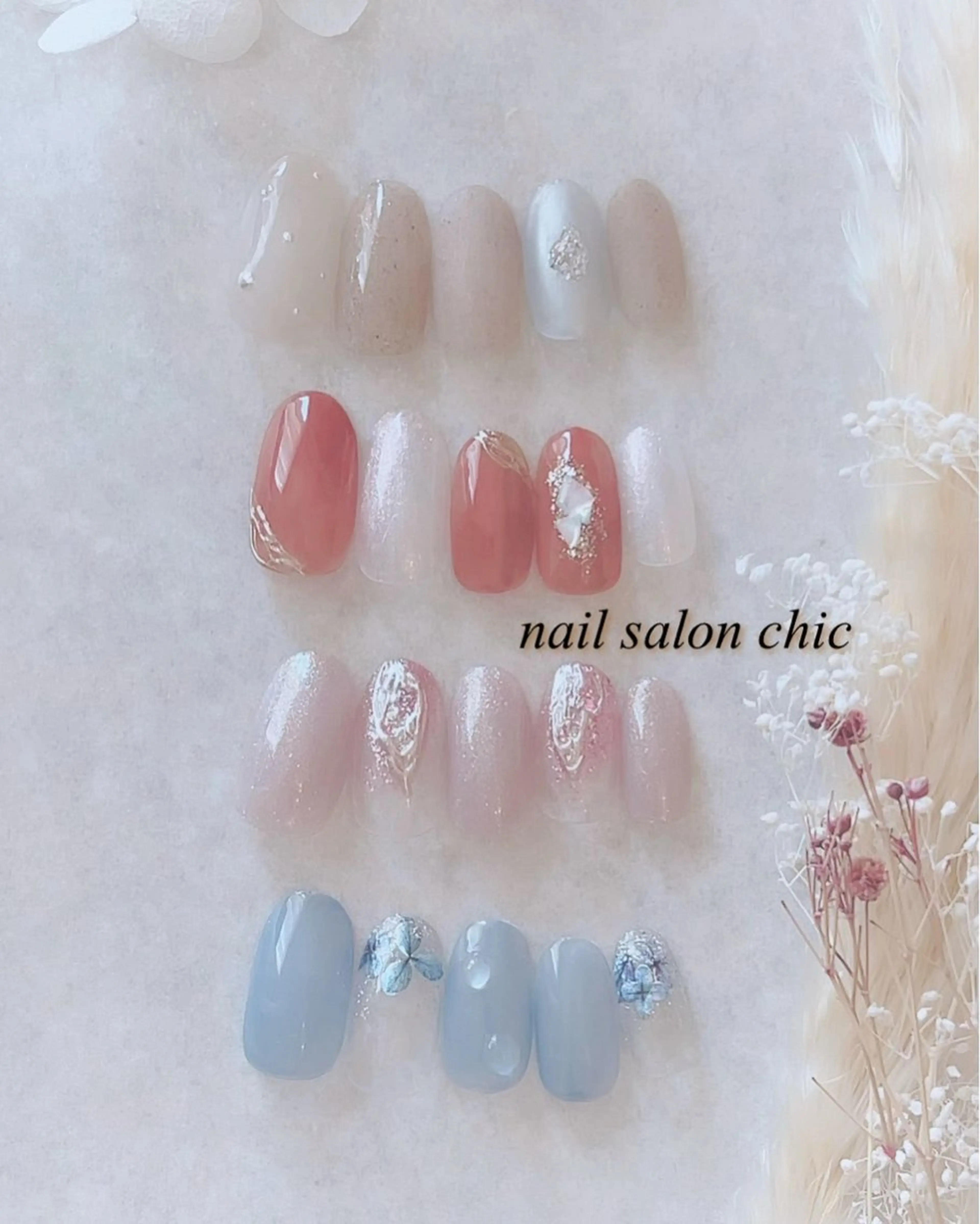 ネイル ハンドネイル nail salon chicのネイルデザイン