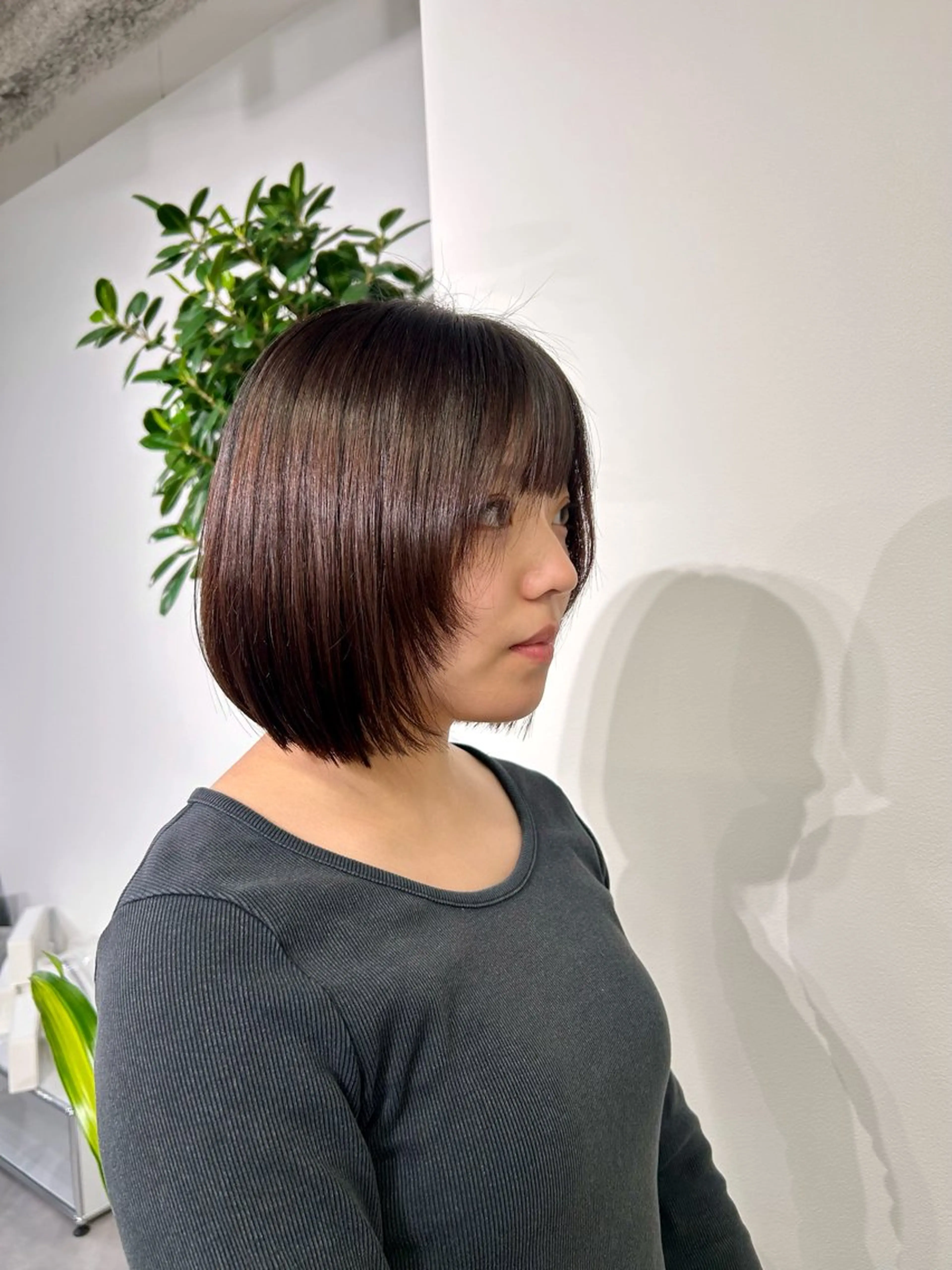 ミディアム 髪質改善 縮毛矯正 カラーモデル募集/ 鍛治美月稀のヘアスタイル