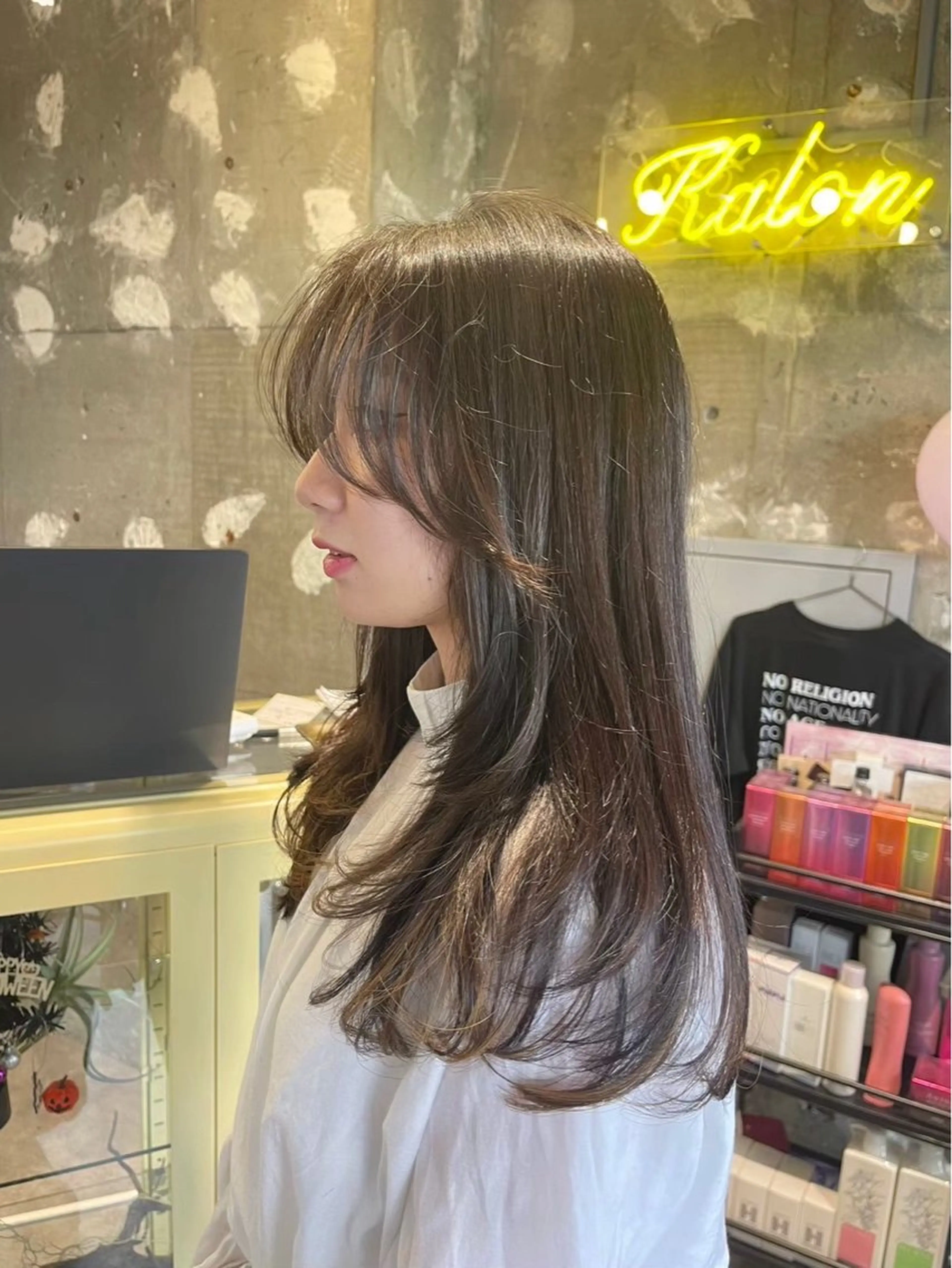 ロング カラー ヘアカラー トリートメント 透明感カラー/ 花恋🎀♡のヘアスタイル