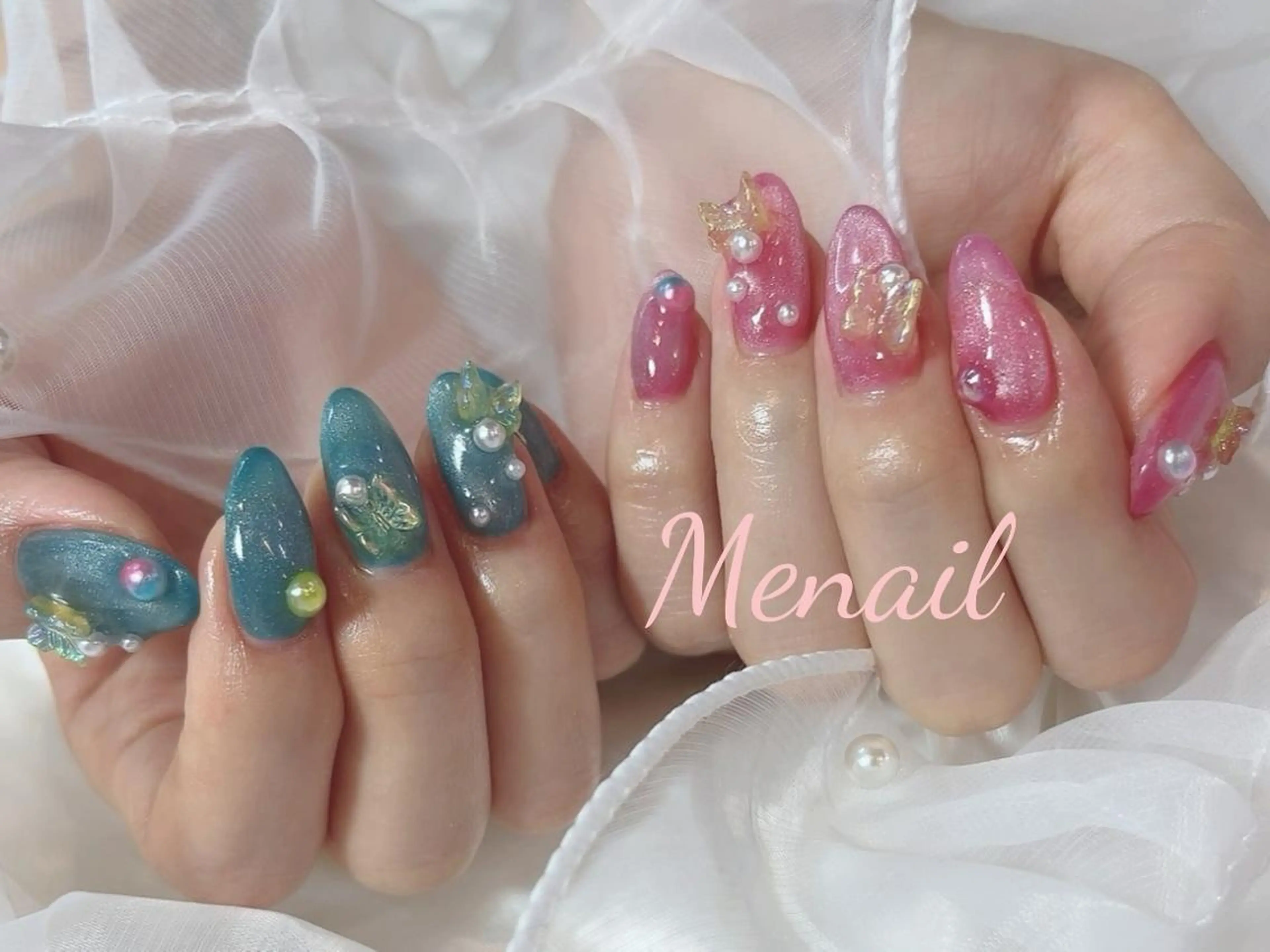 ネイル 🤍POP可愛い🧸 Menailのネイルデザイン