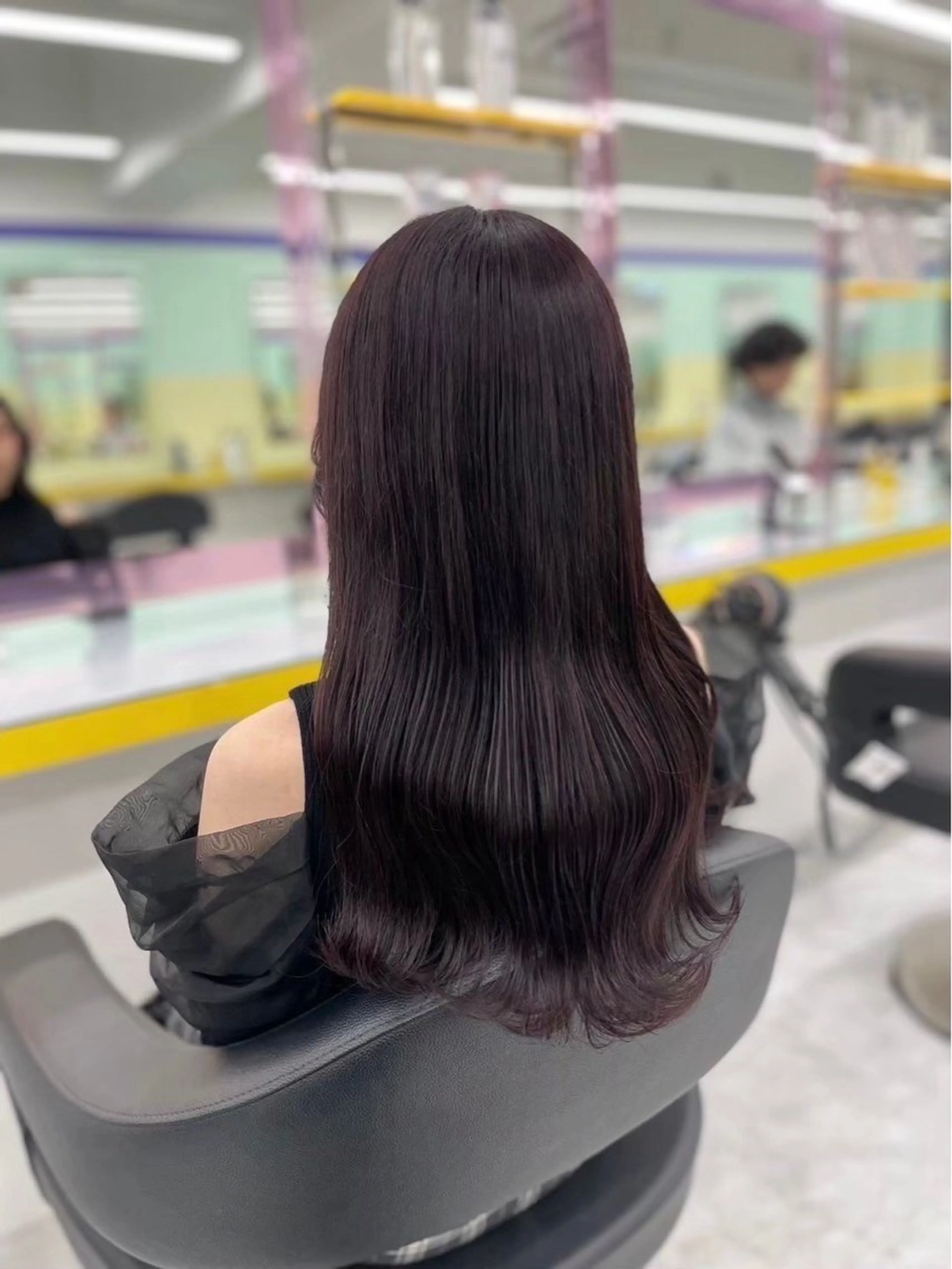 カラー 髪質改善 夏カラーオレンジ ヘアーひめな🫧のヘアスタイル