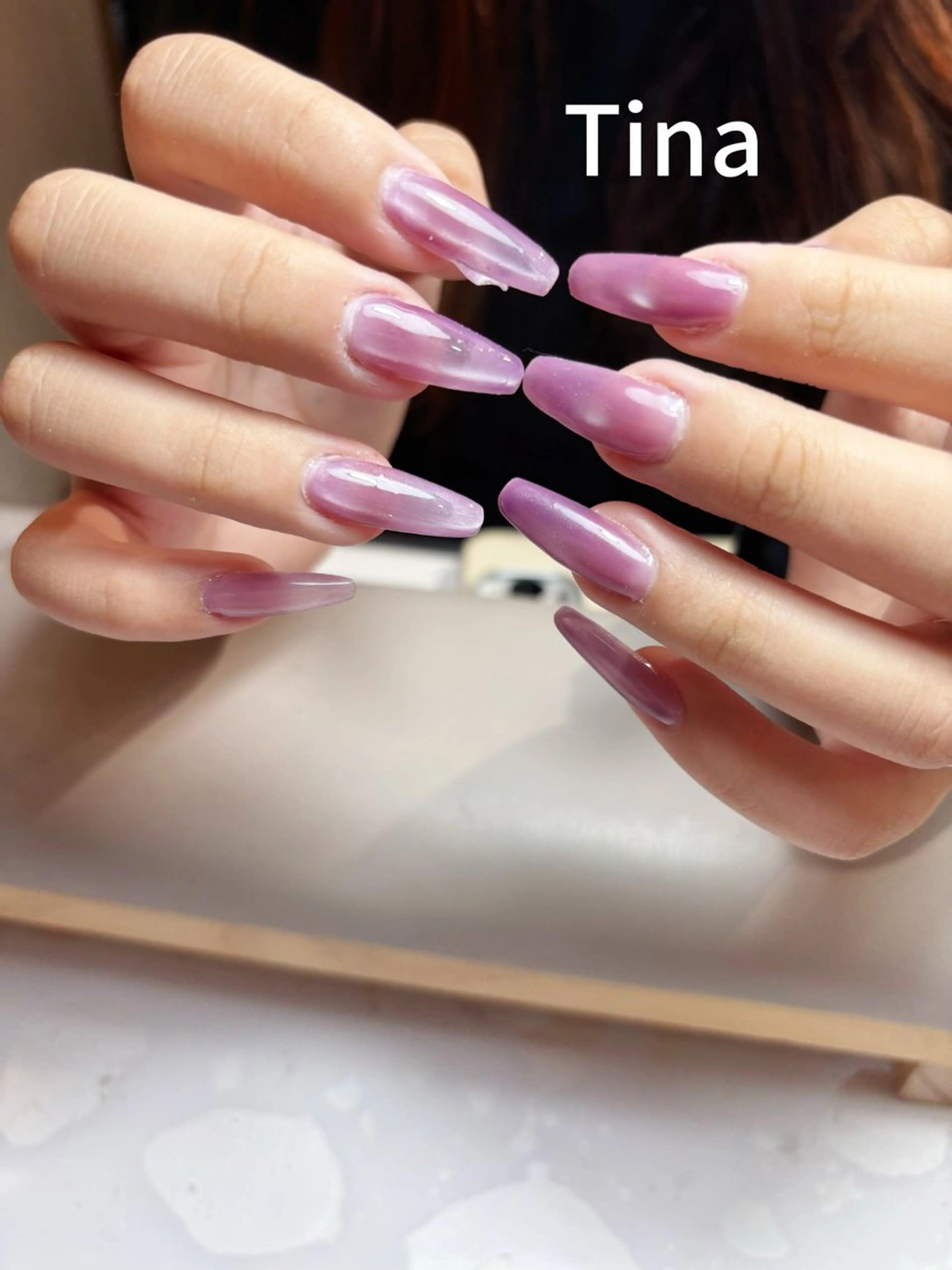 ネイル 冬ネイル クリスマス ハンドネイル West coast nail salon所属・Tina ティナのネイルデザイン