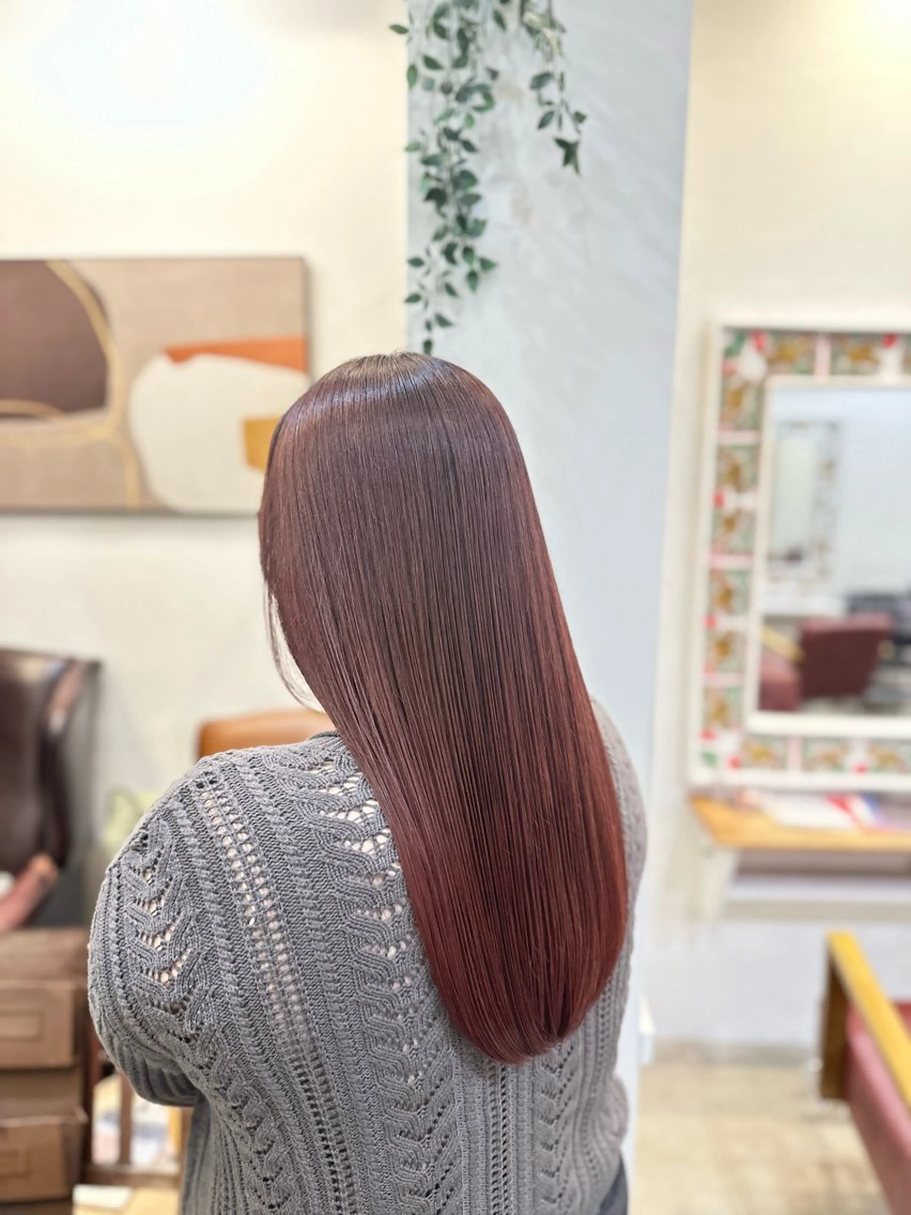 ロング カラー ヘアカラー トリートメント 村上 滉弥のヘアスタイル