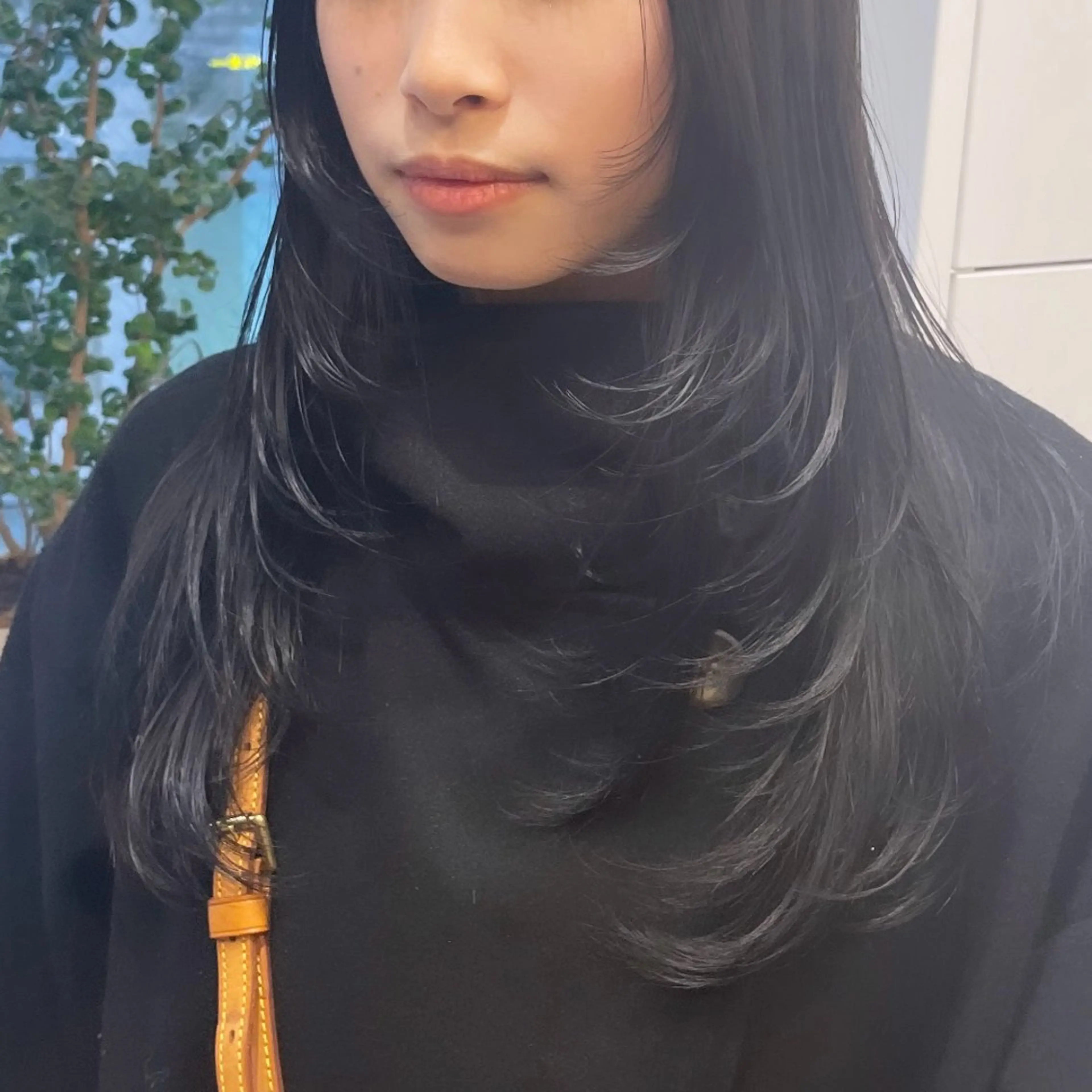 ロング カラー レイヤーカット カット ヘアカラー Rui/透明感カラー 暖色/レイヤーカットのヘアスタイル