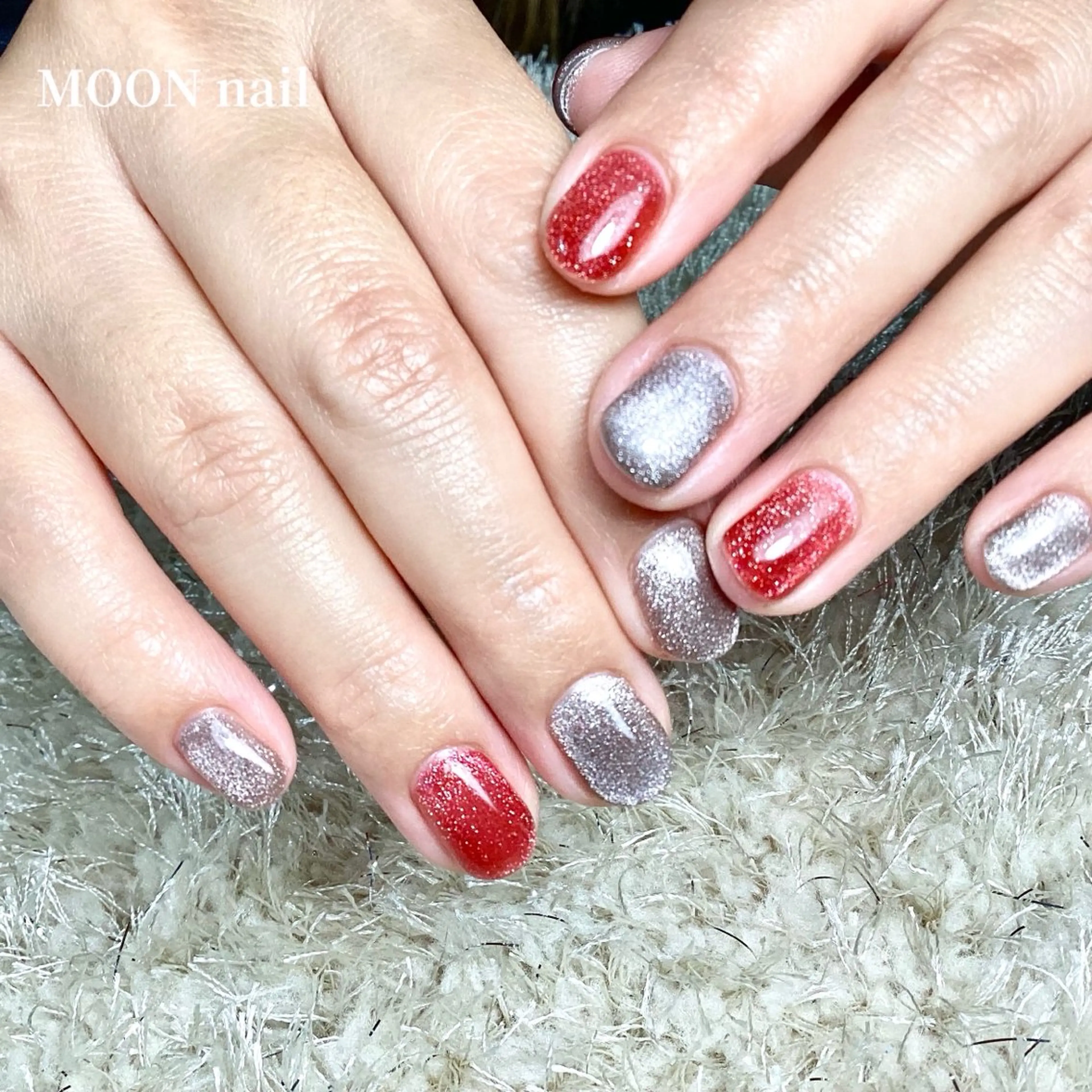 ネイル マグネットネイル 浦添 MOON  nailのネイルデザイン