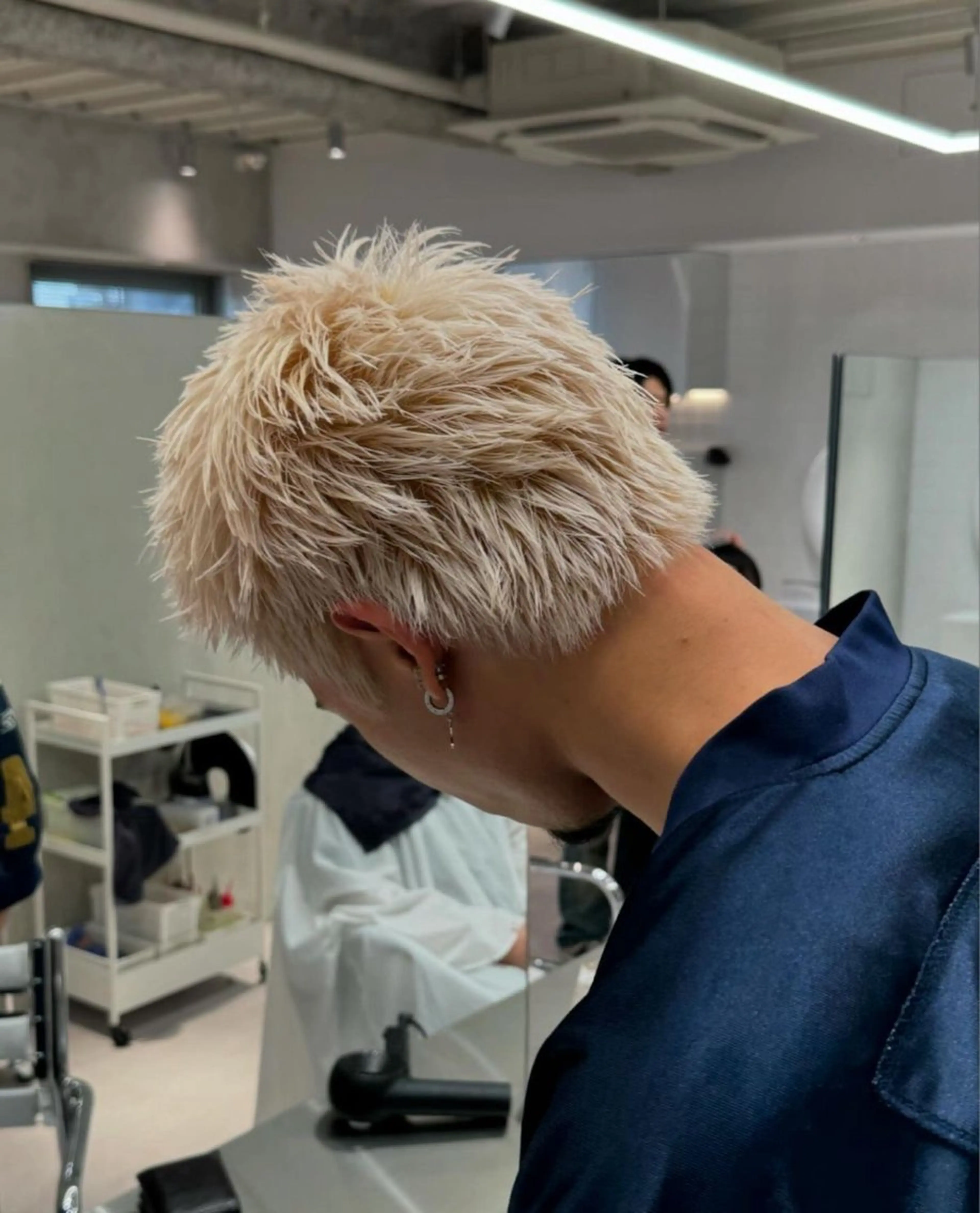 メンズダブルカラー🕷️🕸️（1bleach＋1color）の写真
