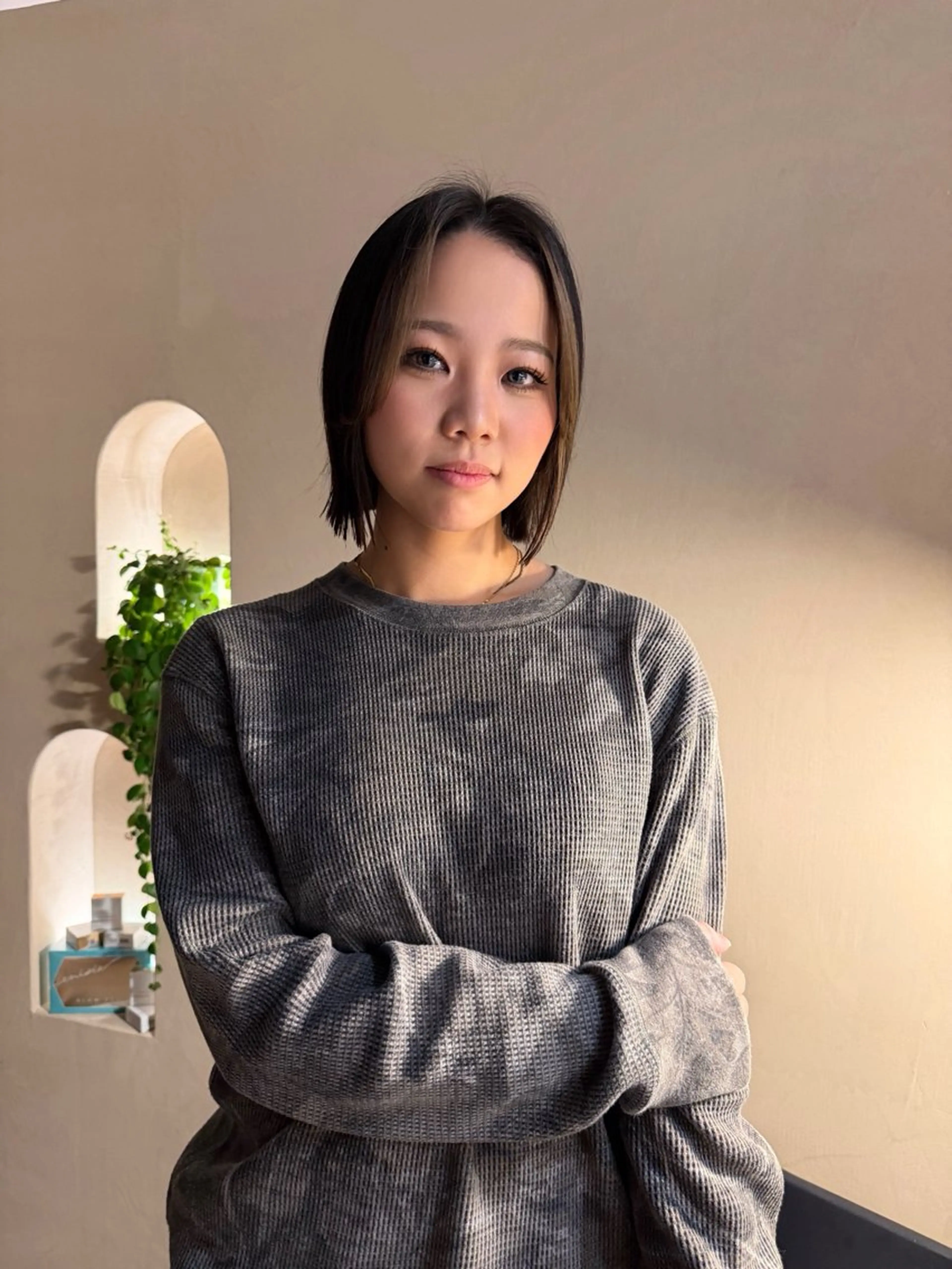 ミディアム カラー カット ヘアカラー bobカット大募集 🗽/ YURIのヘアスタイル