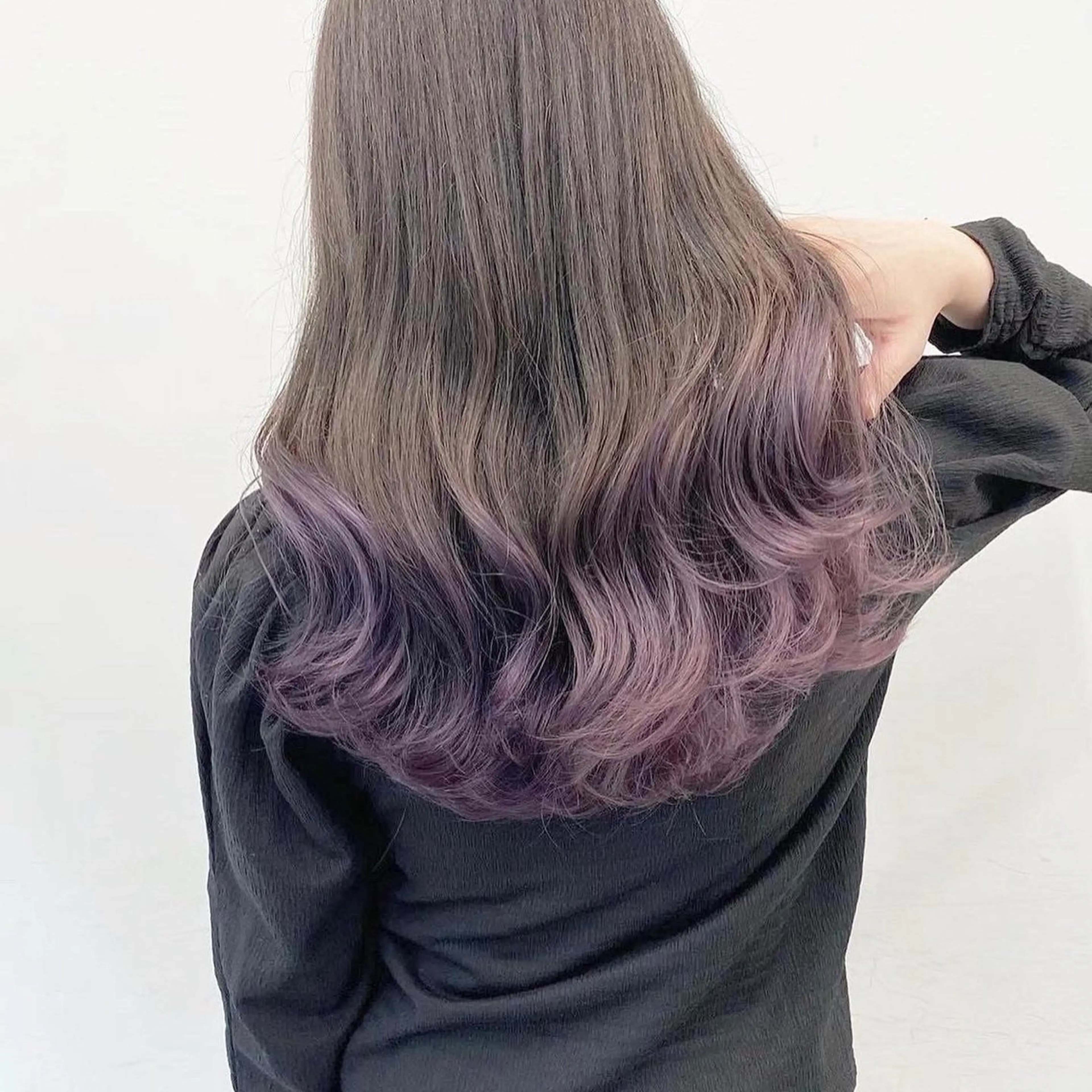 ミディアム カラー ブリーチ グラデーションカラー ヘアカラー トリートメント ✨無料！カット モデル募集✨夕貴のヘアスタイル