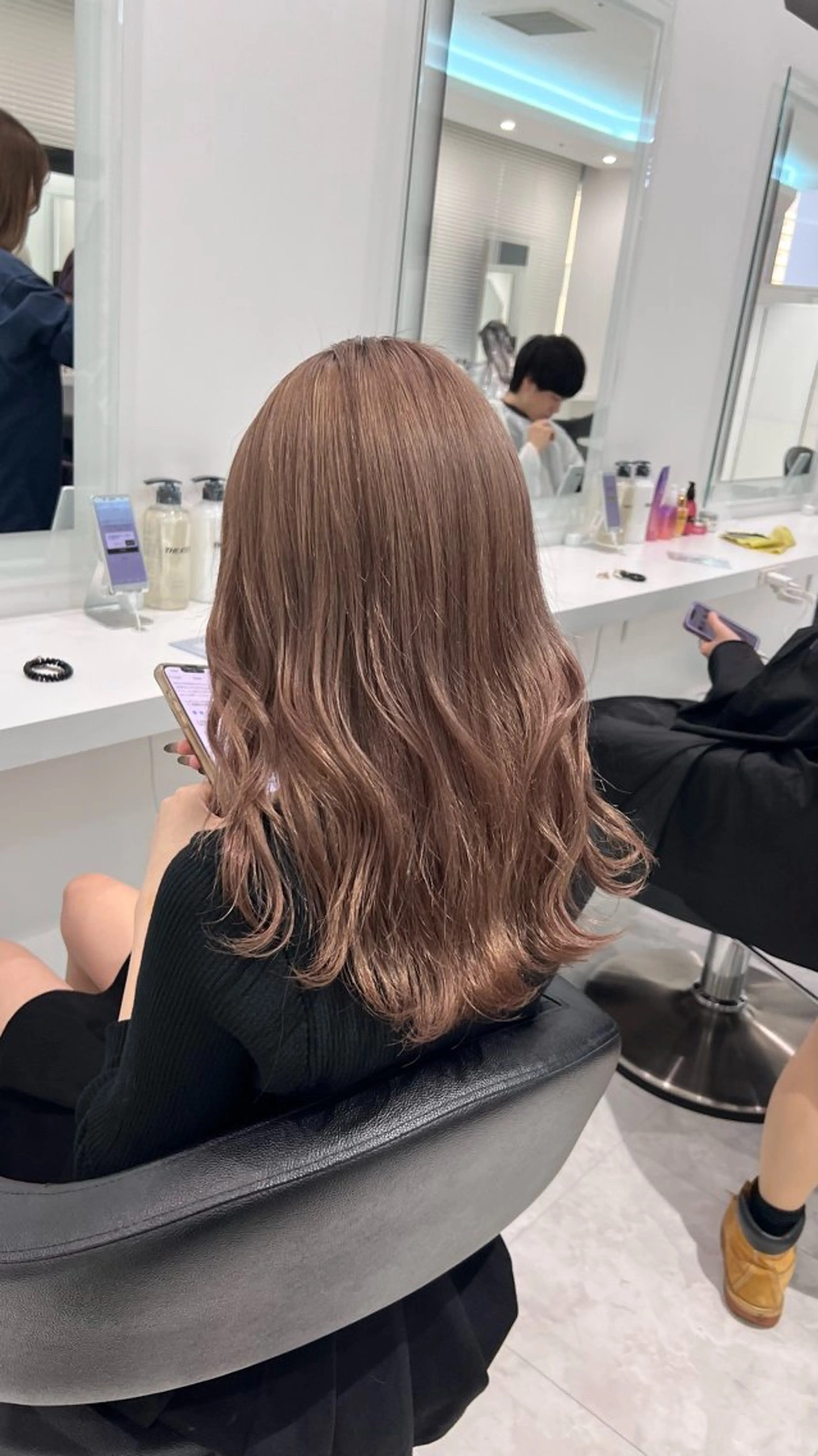 ロング カラー ヘアカラー トリートメント 艶髪グレージュ特化/ CHIKARAのヘアスタイル