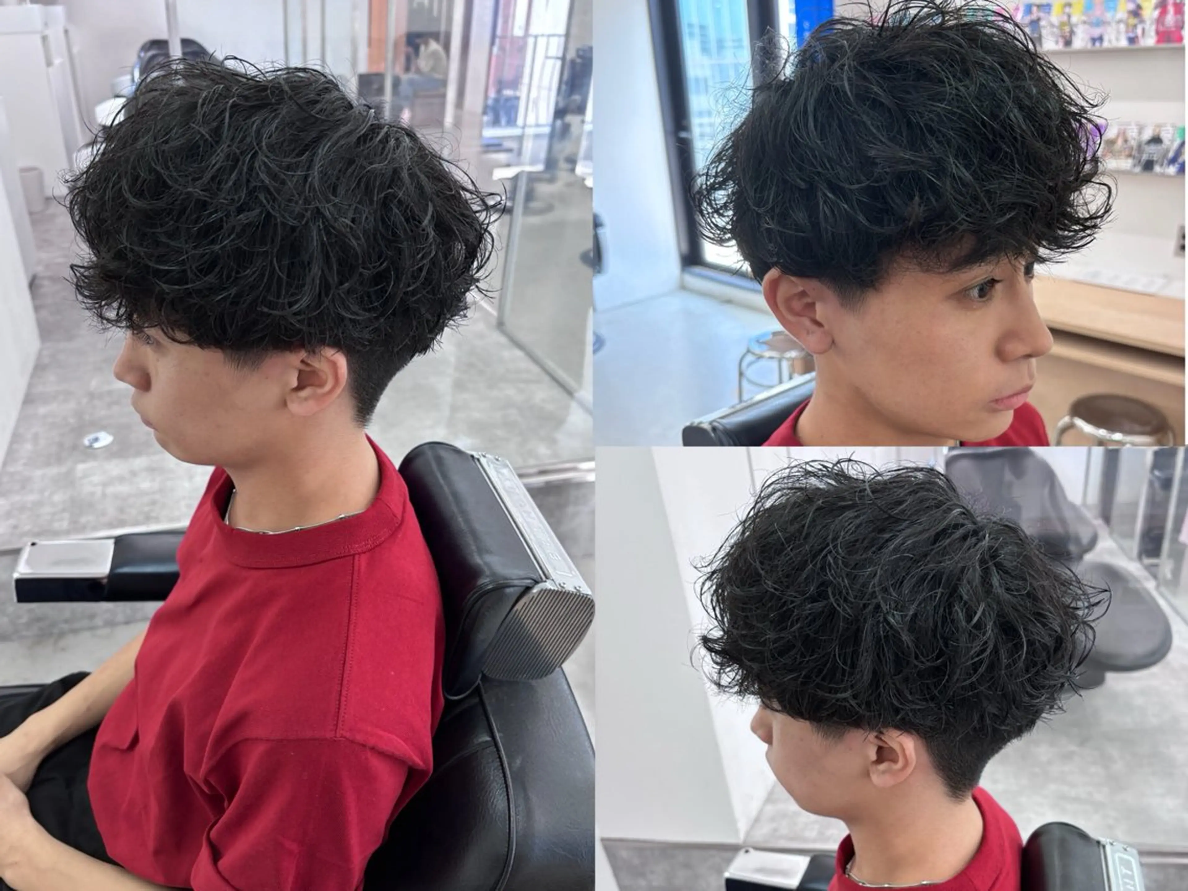 パーマ メンズ メンズパーマ カット パーマ 土岐 仁/メンズ専門 パーマ特化美容師🔥のヘアスタイル
