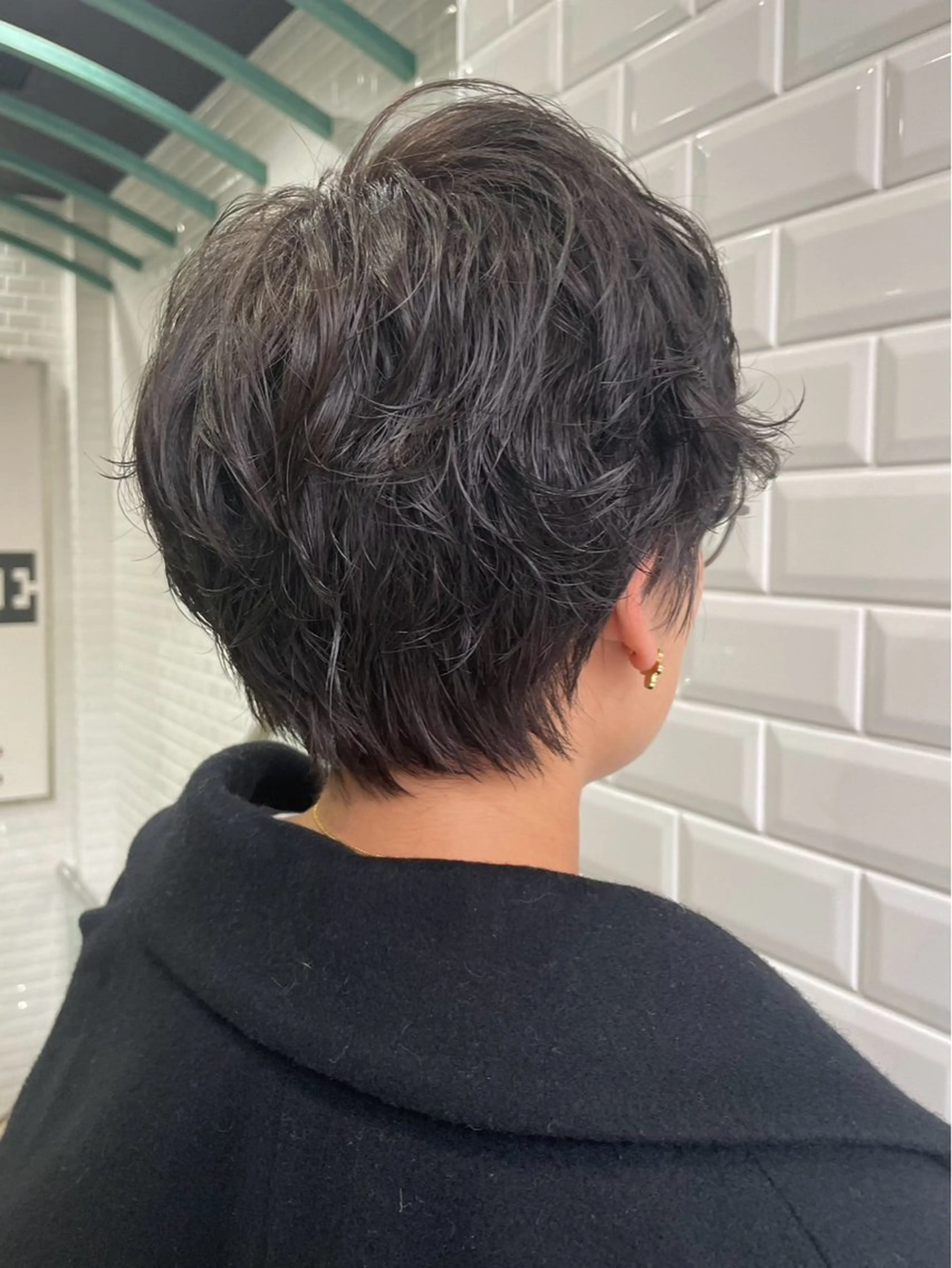 ショート パーマ 近藤 ちかのヘアスタイル