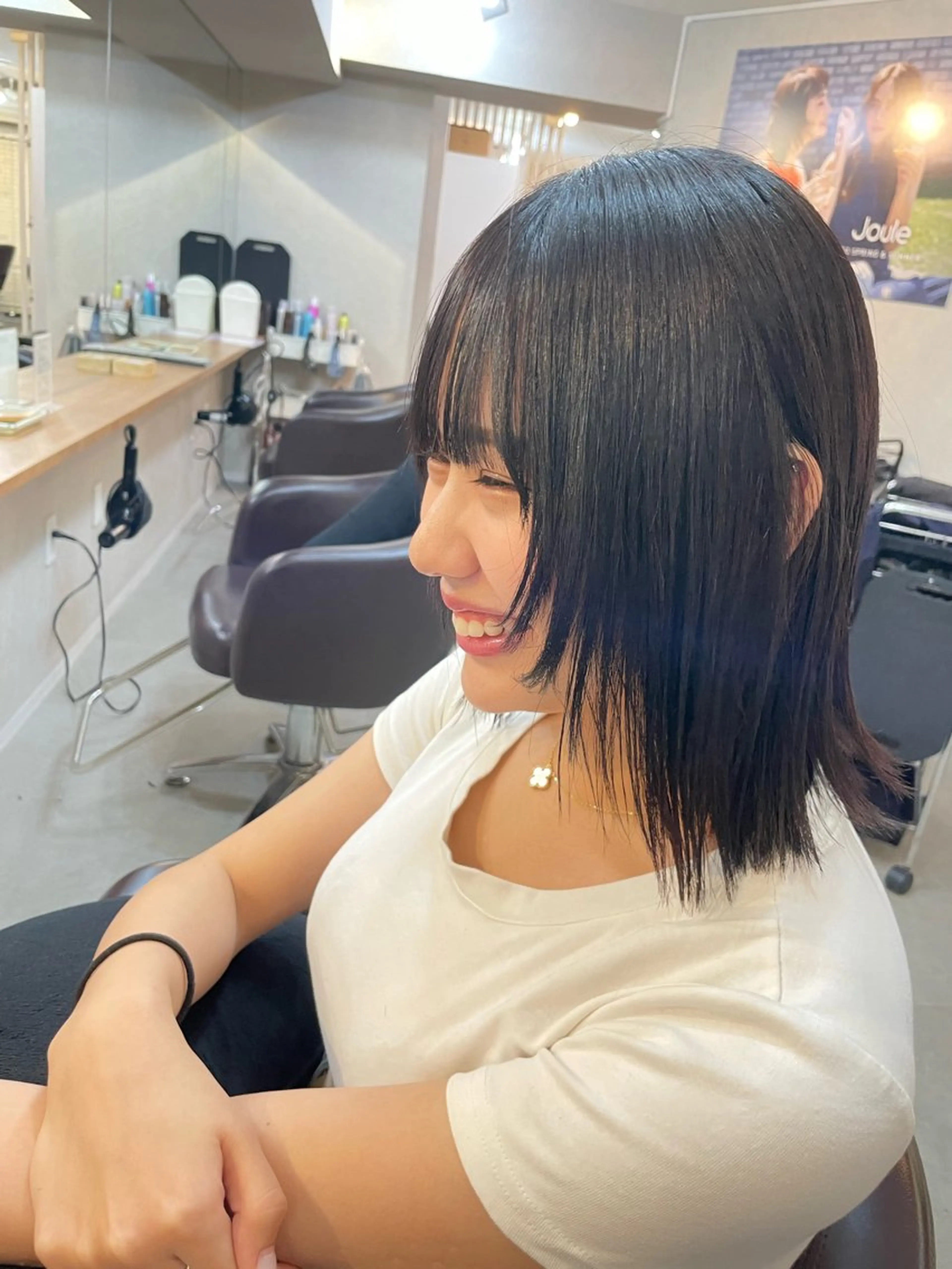 ミディアム カット 縮毛矯正 トリートメント トレンド透明感カラー 大貫 昂涼 🐹のヘアスタイル