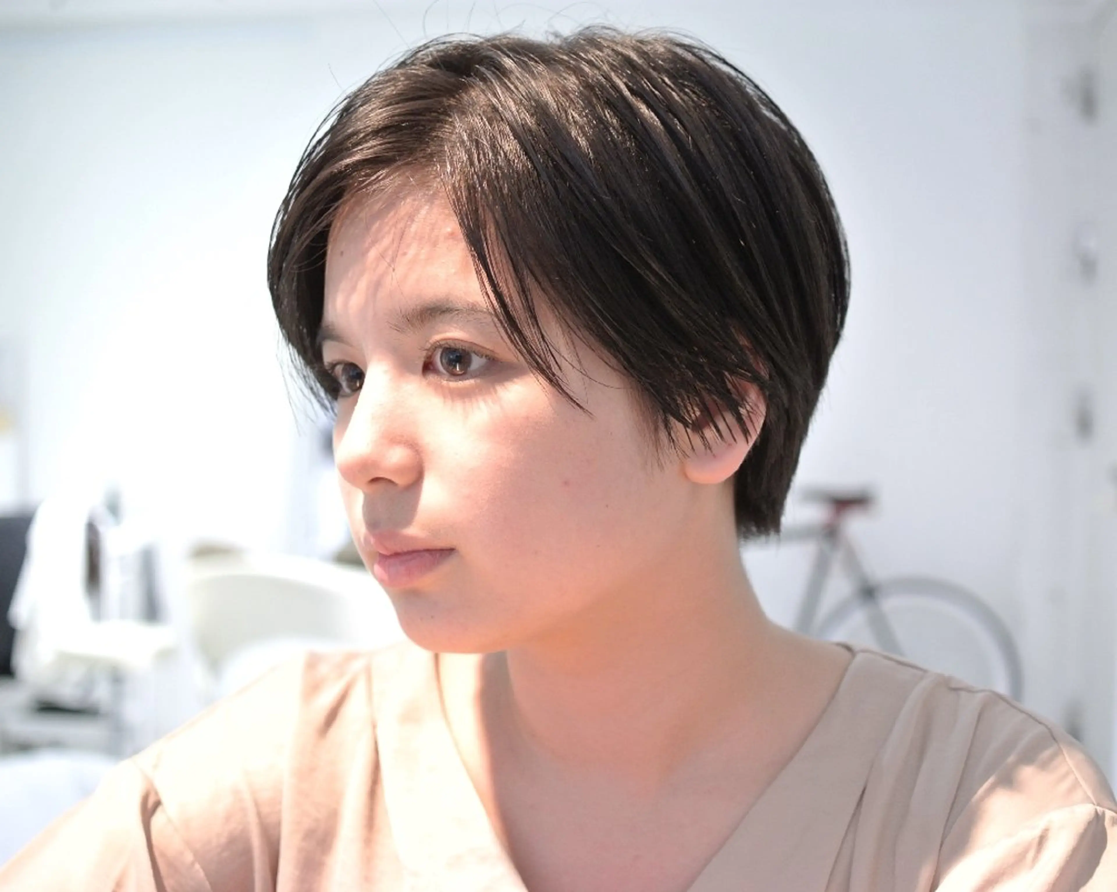 ショート ハンサムショート ショートヘア 樋口 千尋のヘアスタイル