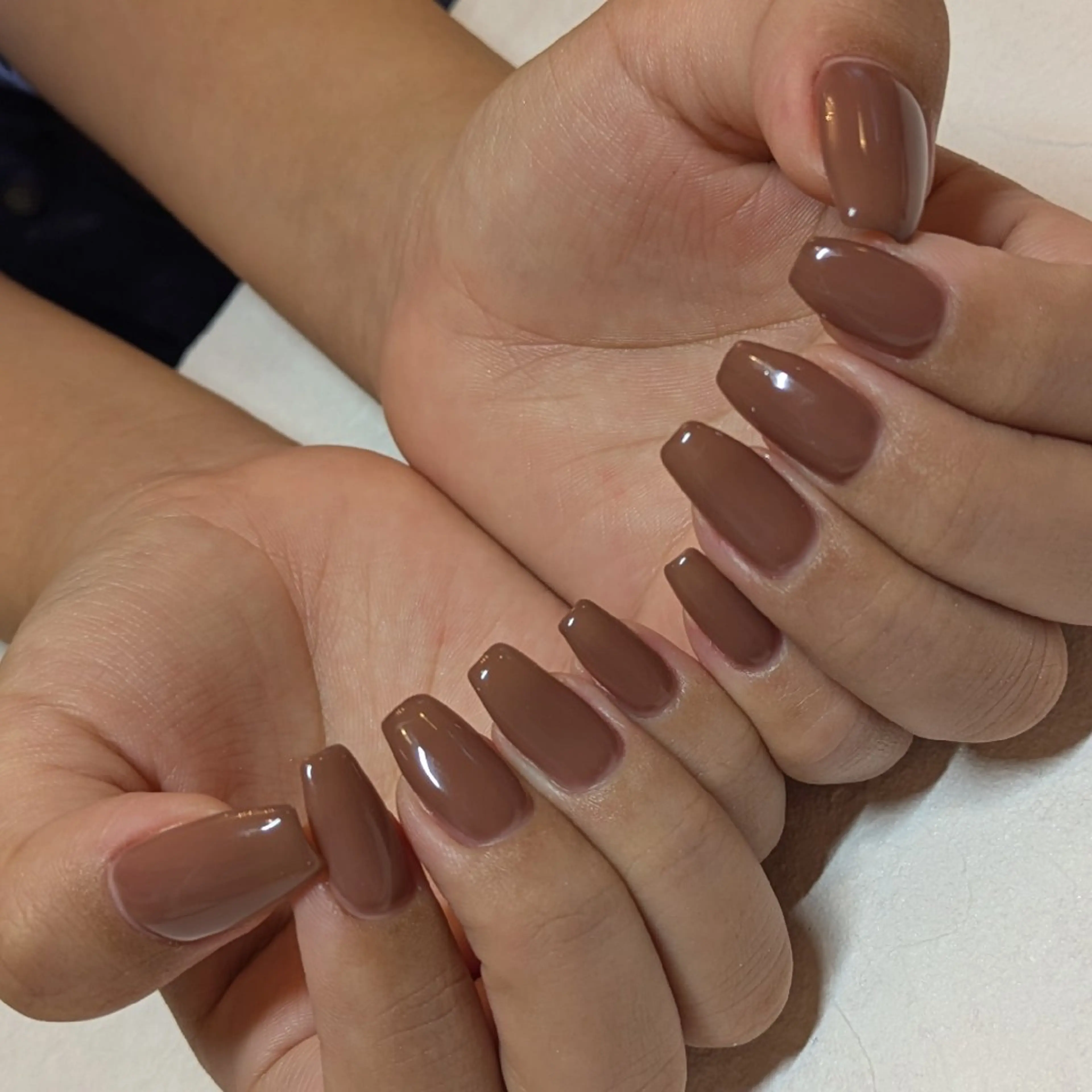 ネイル ワンカラーネイル ジェヌインネイル 河内のネイルデザイン