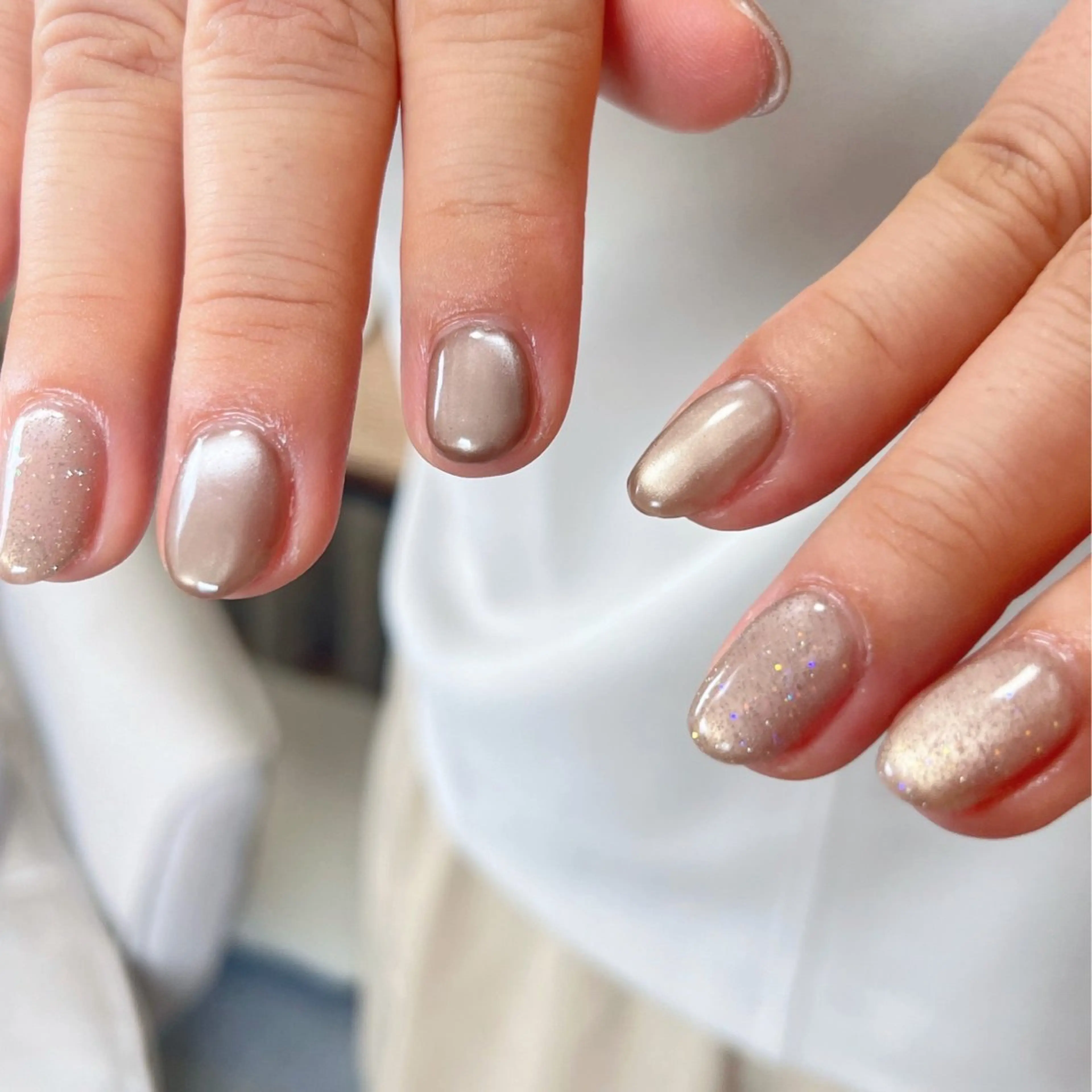 ネイル ジェルネイル マグネットネイル ハンドネイル tamu nail 　金町のネイルデザイン