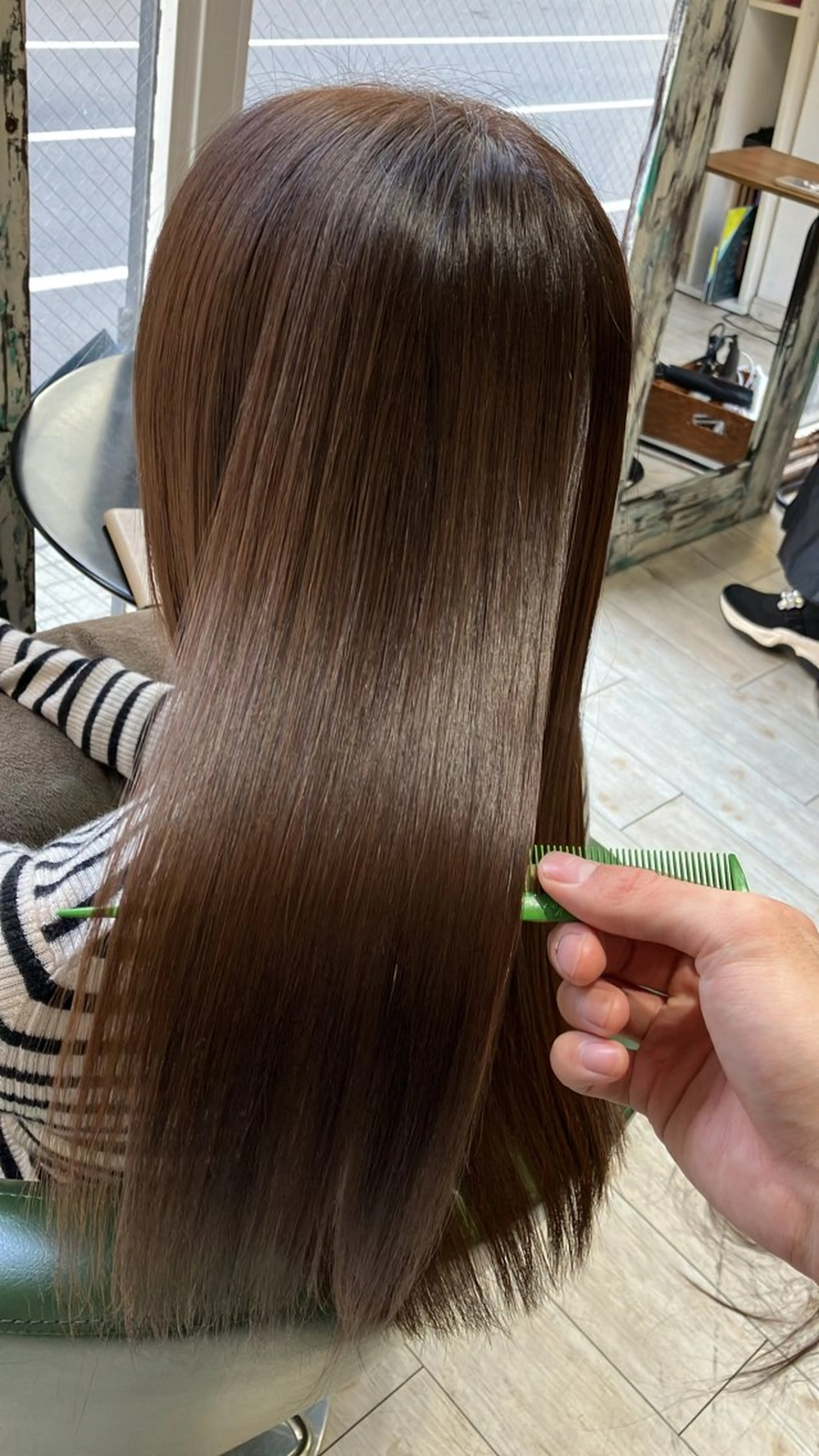 セミロング カラー 髪質改善 カット ヘアカラー トリートメント 🍀髪質改善、カラー TAICHI🍀のヘアスタイル