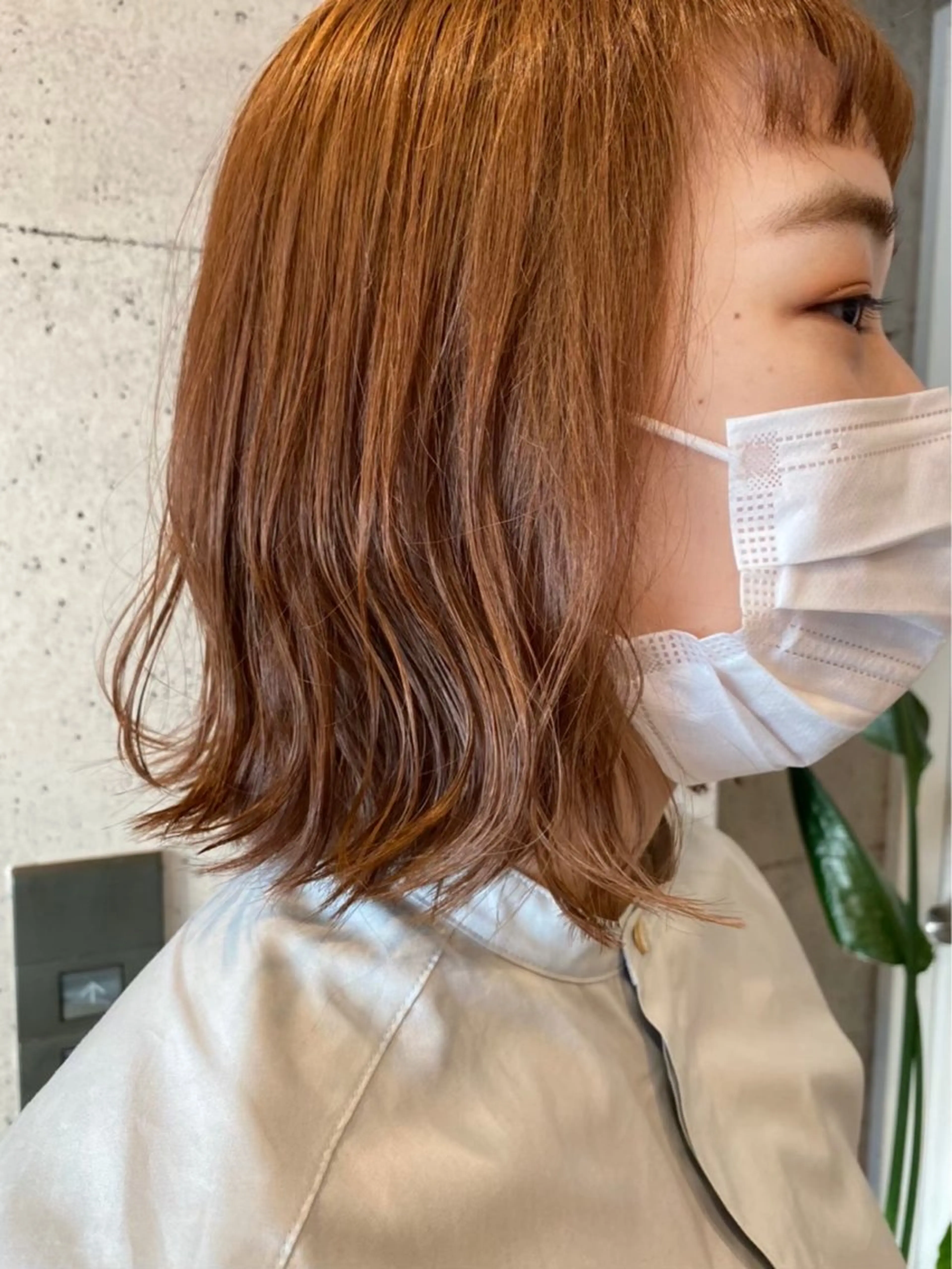 ミディアム カラー GO TODAY神戸三宮所属・あ きのヘアスタイル