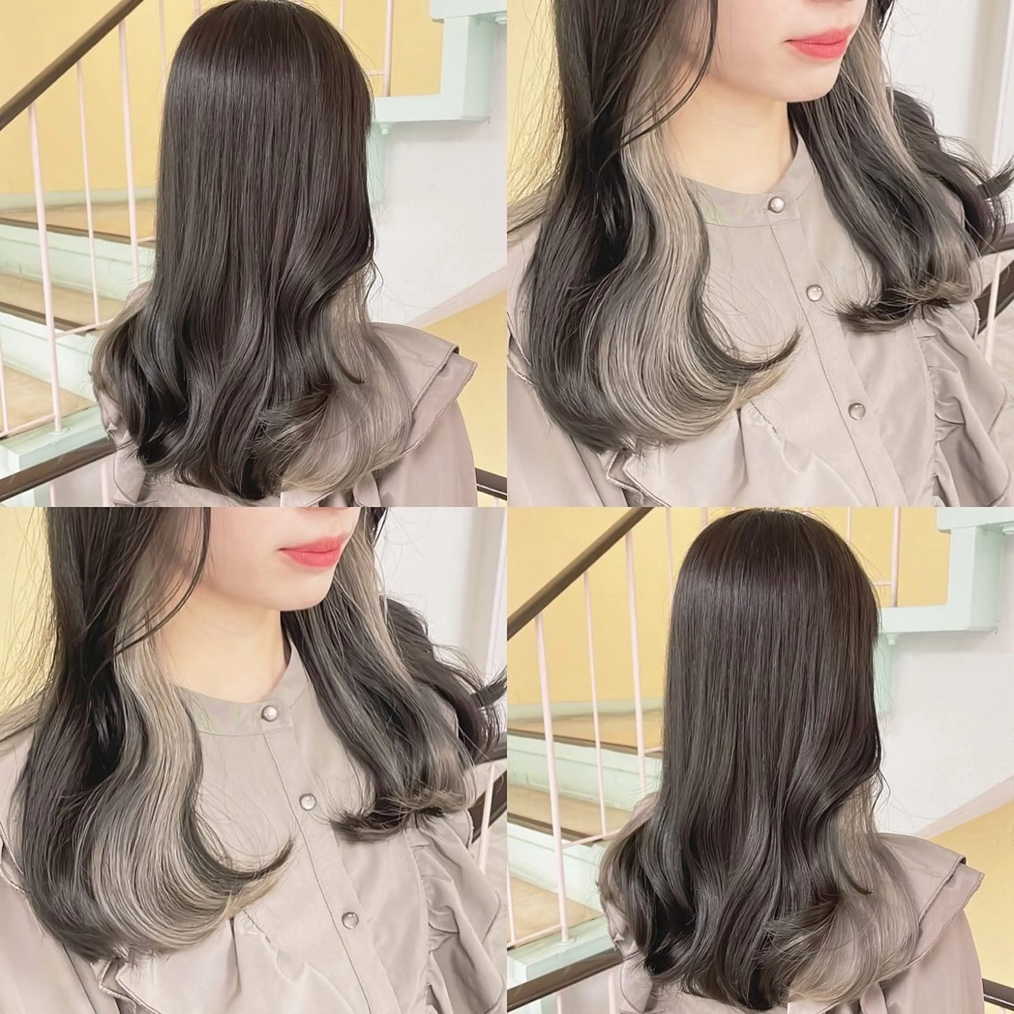 カラー ブリーチ ヘアカラー トリートメント 渋谷:インナーカラー ／🍒エリカ🍒のヘアスタイル