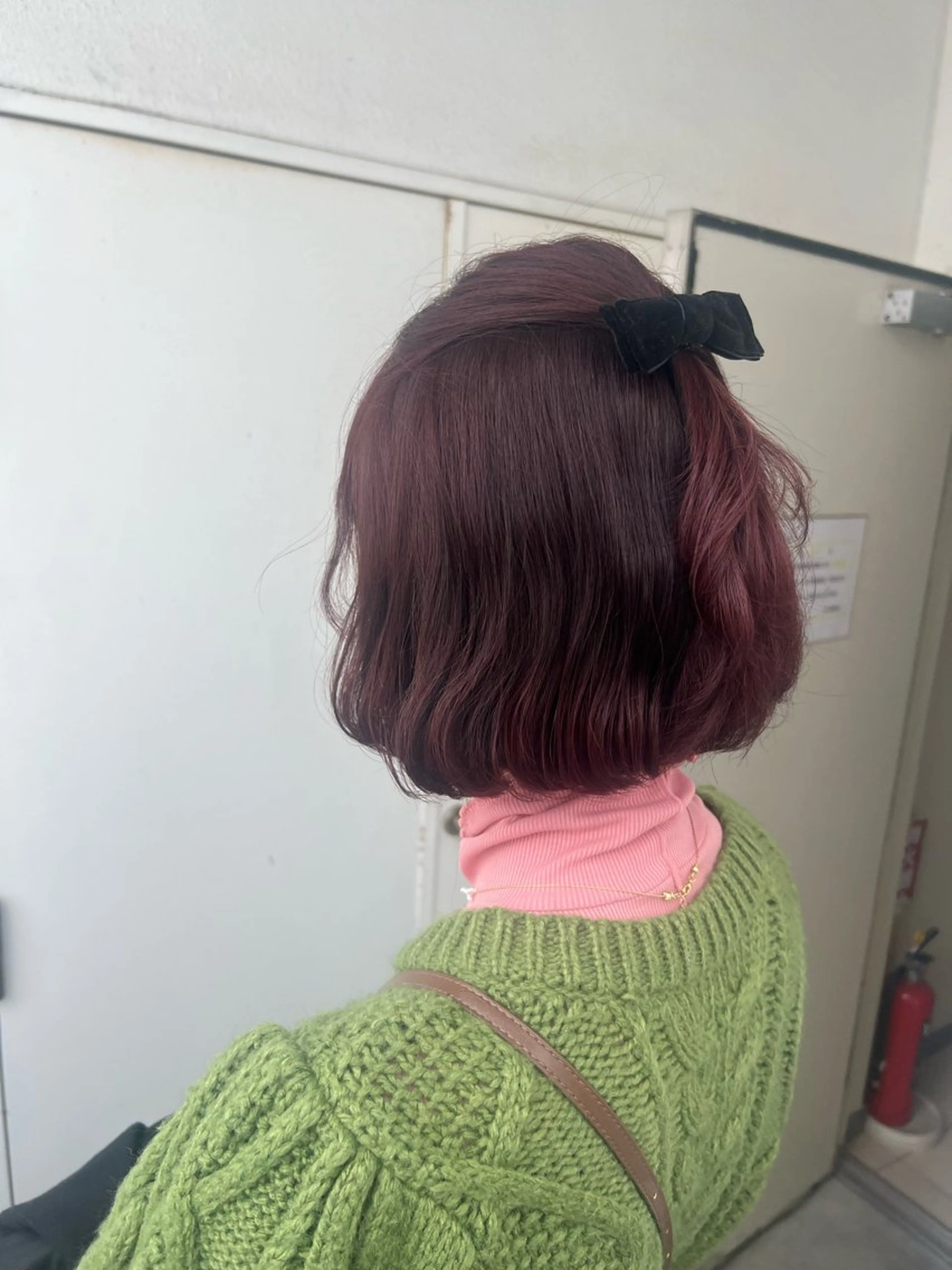 ショート カラー ブリーチ ピンクカラー ヘアカラー Ayaka🩰🎀 ガーリー/暖色♡のヘアスタイル