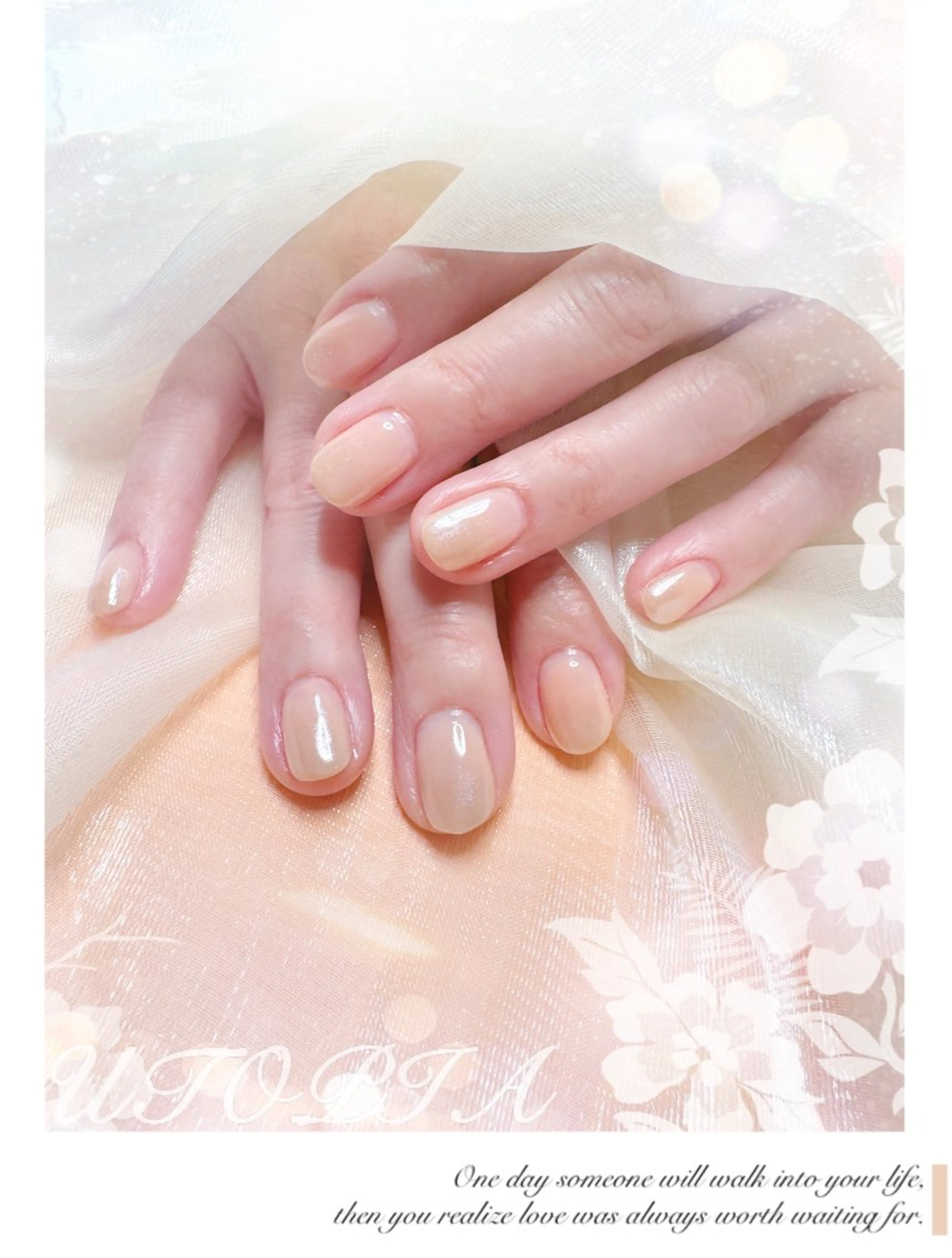 オフ付きご新規様限定シンプルネイル(色、マグネット、ラメ、ミラー組み合わせ可能)+ケア付きの写真